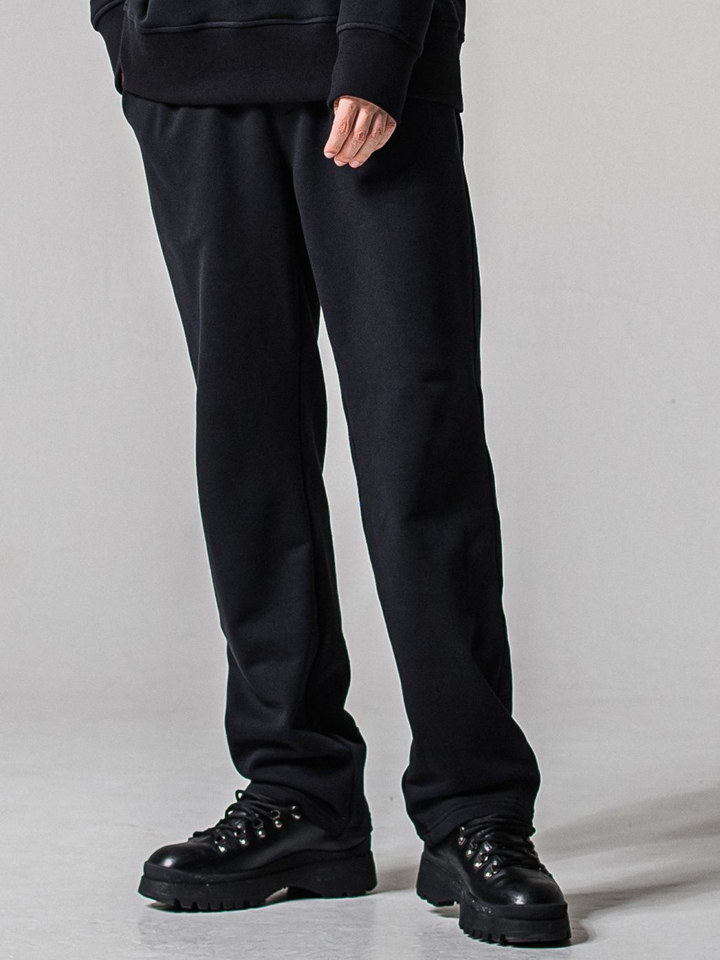 HF URAKE WIDE TUCK PANTS / RC39-ST-016WT / 高機能スウェットワイドタックパンツ / ブラック (1月中旬入荷予定)