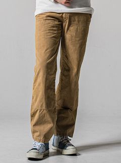 DOUBLE KNEE PT / RC39-ST-041 / ダブルニーワイドデニムパンツ / ダックブラウン (3月中旬入荷予定)