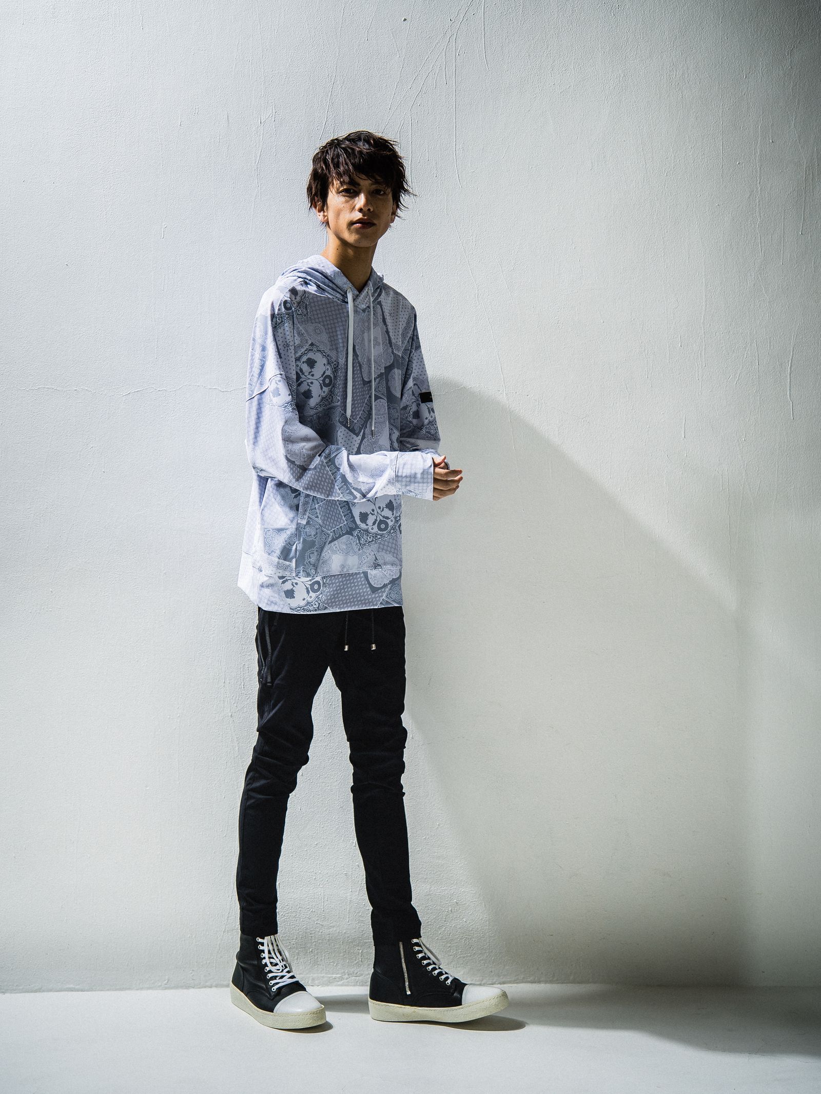 PAISELY RUSH LOOSE HOODIE / RC24-C-001 / ラッシュガードパーカー
