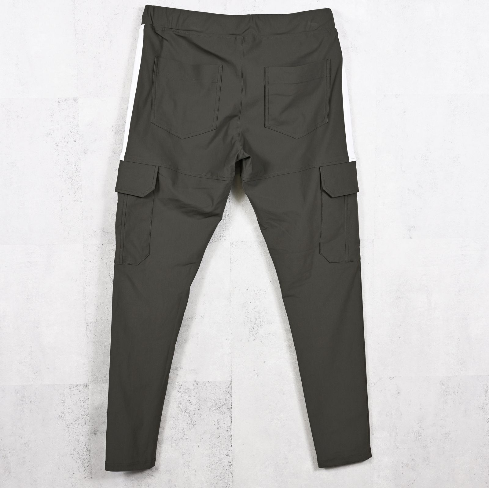 DARRELL CARGO PT / BASIC-ST-010 / ナイロン ラインカーゴパンツ / カーキ (2月下旬入荷予定)