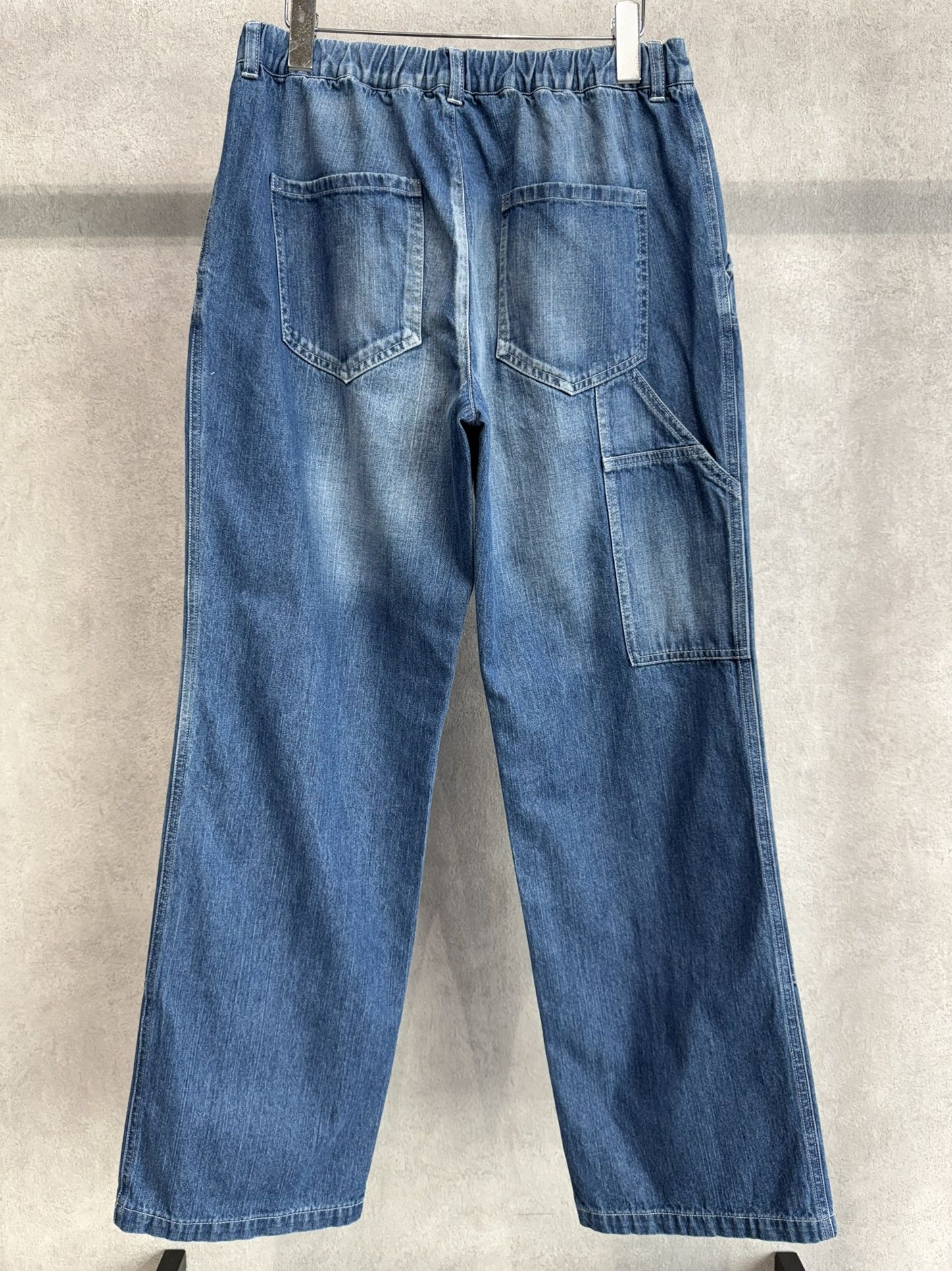 DOUBLE KNEE PT / RC39-ST-041 / ダブルニーワイドデニムパンツ / ライトインディゴ