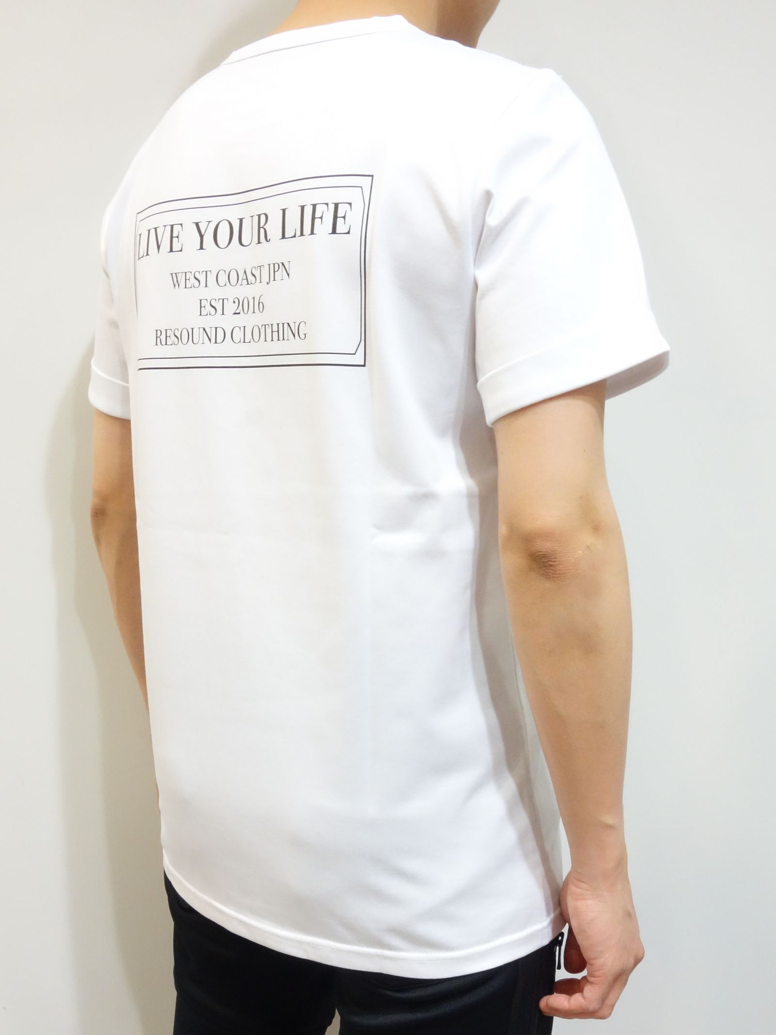 CREW ROLL UP JERSEY TEE / RC19-T-008 / プリントTシャツ ※