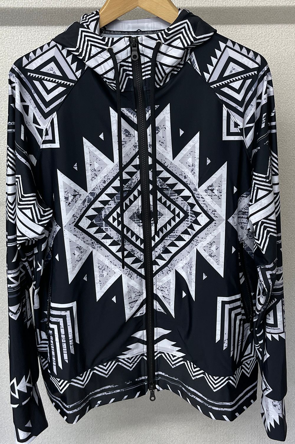 RUSH ZIP HOODIE / OR2-C-002 / ラッシュガードジップパーカー / ネイティヴブラック (6月中旬入荷予定)