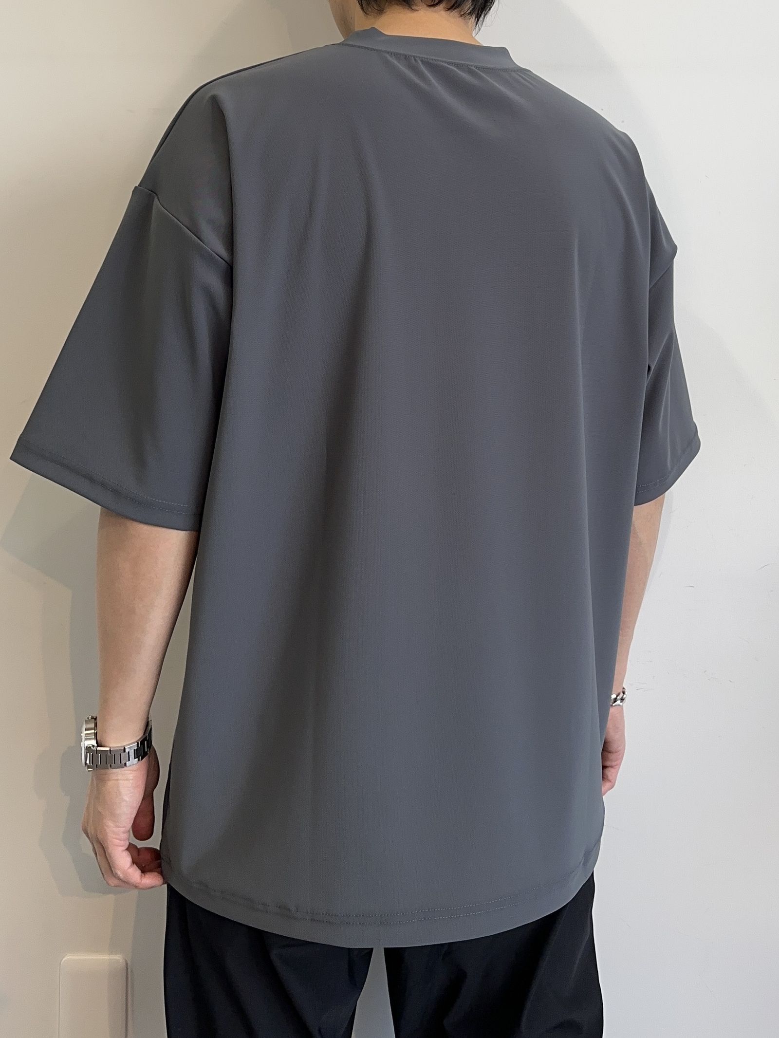OX JERSEY OVER TEE / RC32-T-005 / オックスジャージービッグTシャツ / チャコール