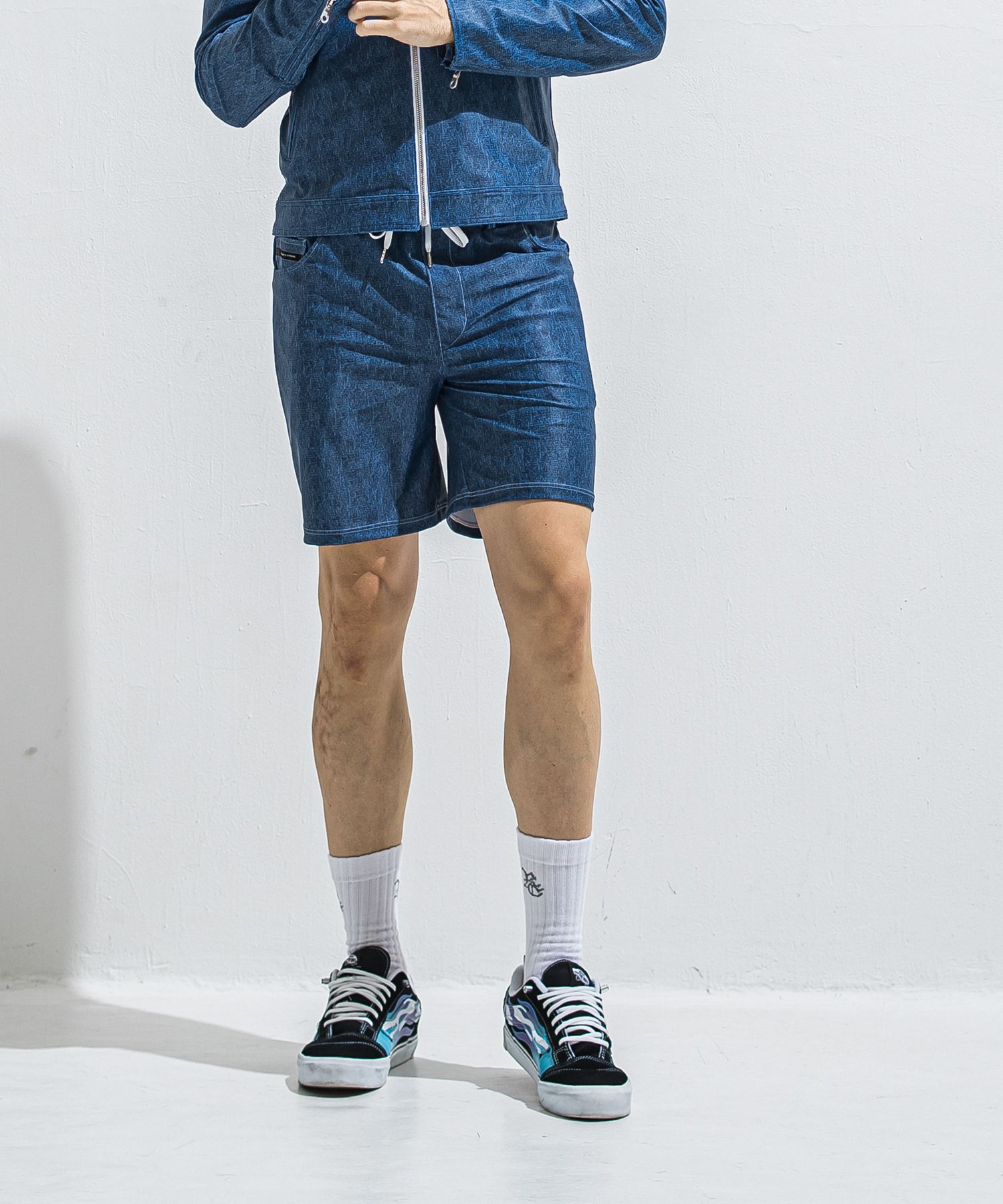 RUSH SHORTS / RC40-HP-003 / ラッシュガードデニムショーツ / ダークインディゴ (5月下旬入荷予定)