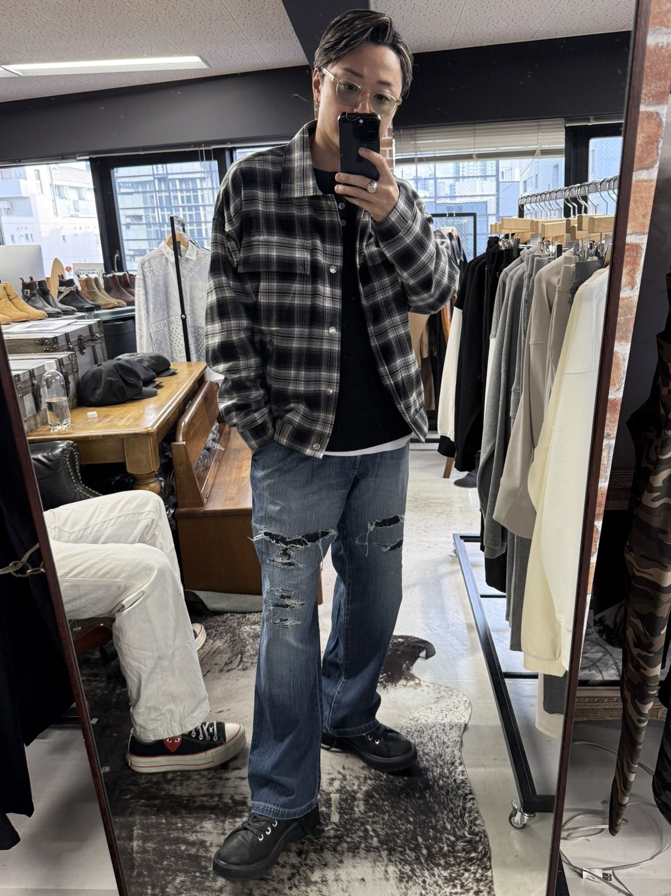 WK PT / RC41-ST-042 / ワンタックワークデニムパンツ / インディゴリメイク (8月中旬入荷予定)
