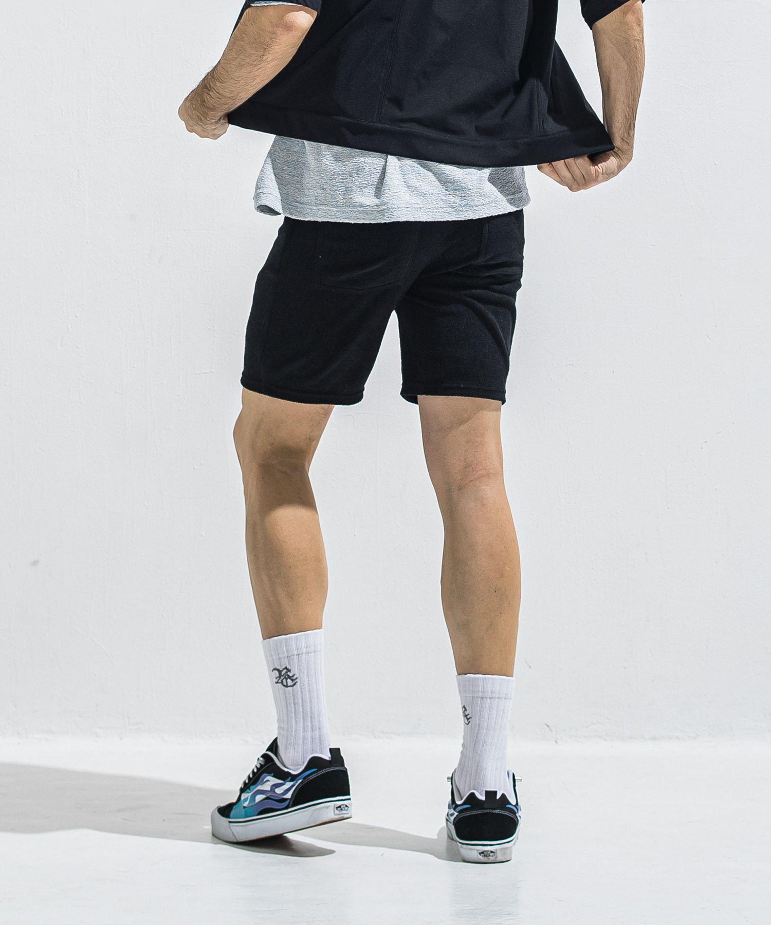 VINTAGE PILE SHORTS / RC40-HP-001 / パイルショーツ / ブラック (5月中旬入荷予定)