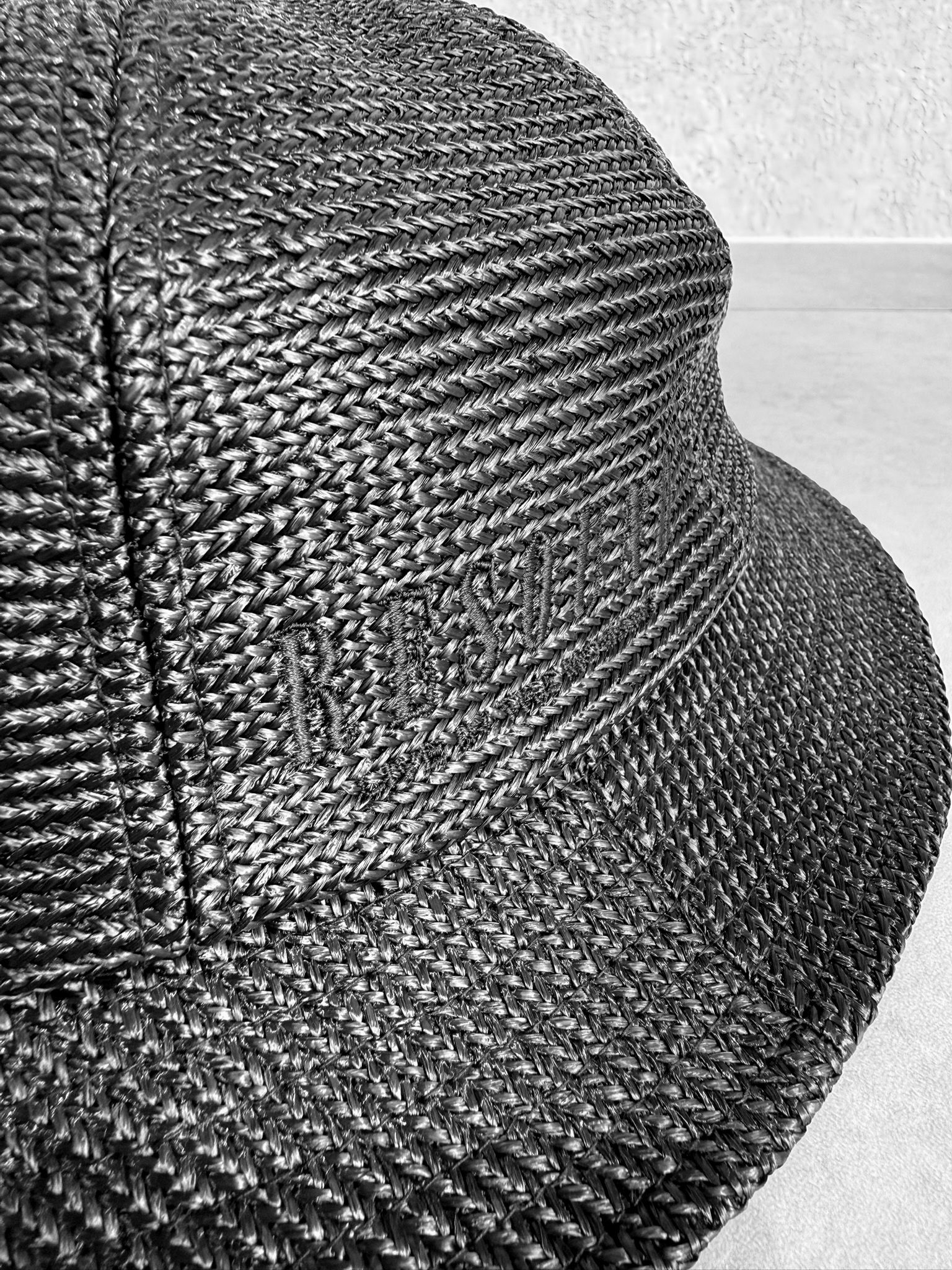 STRAW MESH BELL HAT / RC36-CAP-002 / ストローメッシュベルハット / ブラック