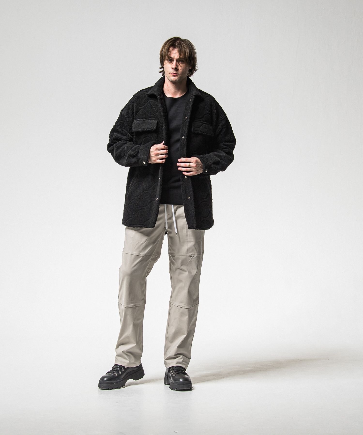 CPO BOA SHIRTS JK / RC38-JK-006 / ボアCPOシャツジャケット / ブラック (11月上旬入荷予定)