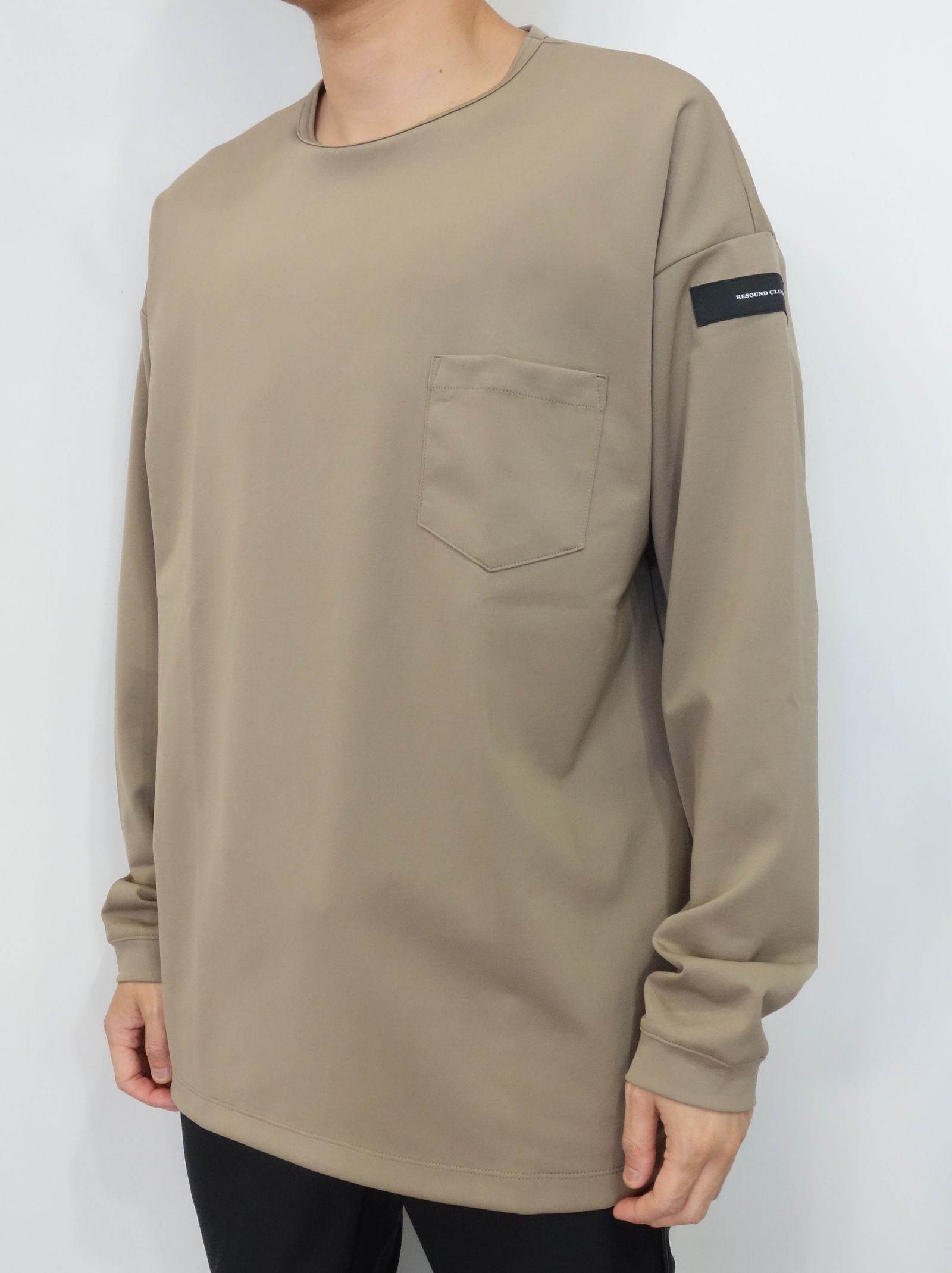 DOUBLE LOOSE POCKET LONG TEE / RC21-T-003 / ロングスリーブTシャツ