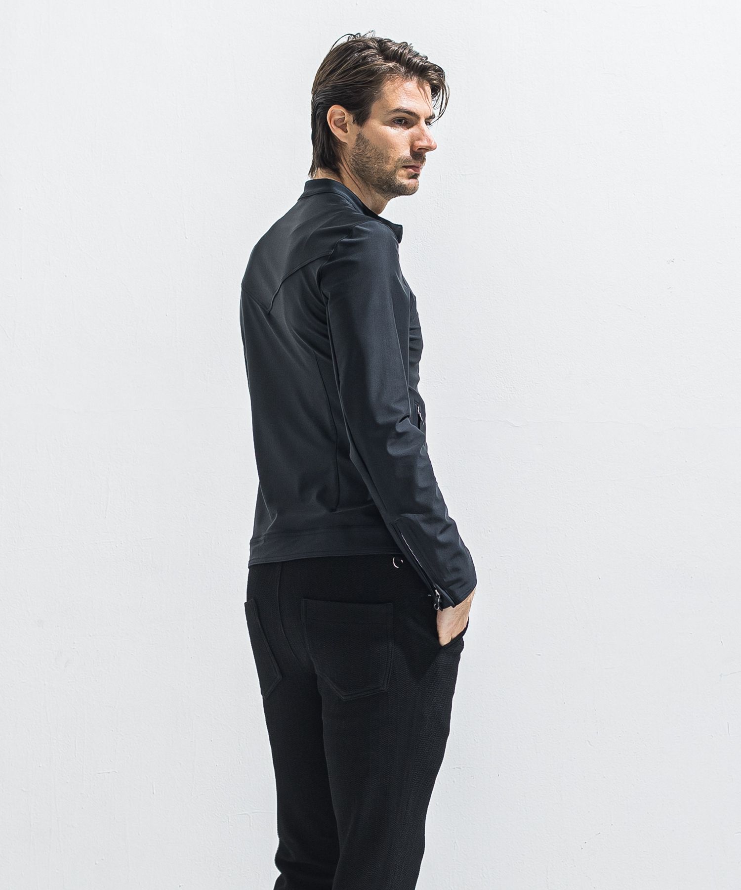 RUSH SB RIDERS / RC40-JK-001 / ラッシュガードシングルライダース / ブラック (5月下旬入荷予定)