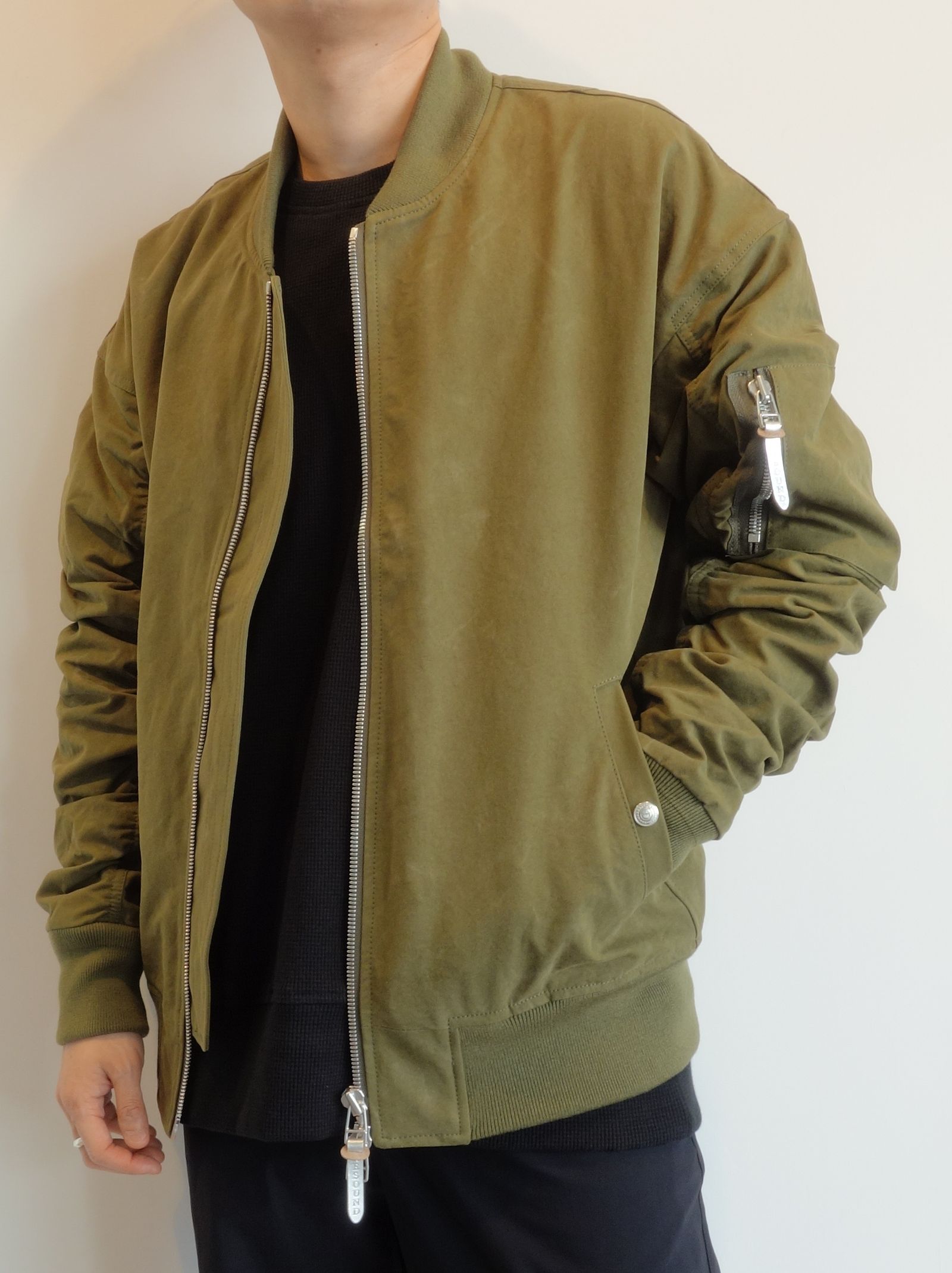 RESOUND CLOTHING - DAVID JACKET / RC29-JK-003 / MA-1 / カーキ | LUKE