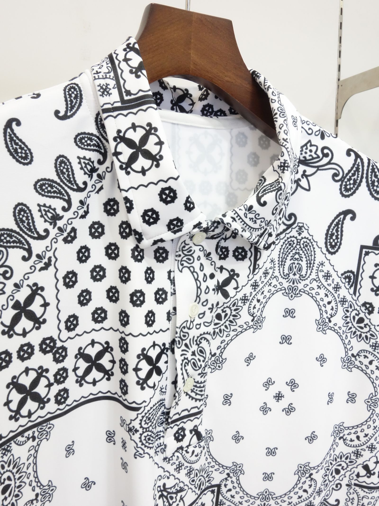 BANDANA RUSH POLO / RC21-T-005 / バンダナラッシュガードポロシャツ