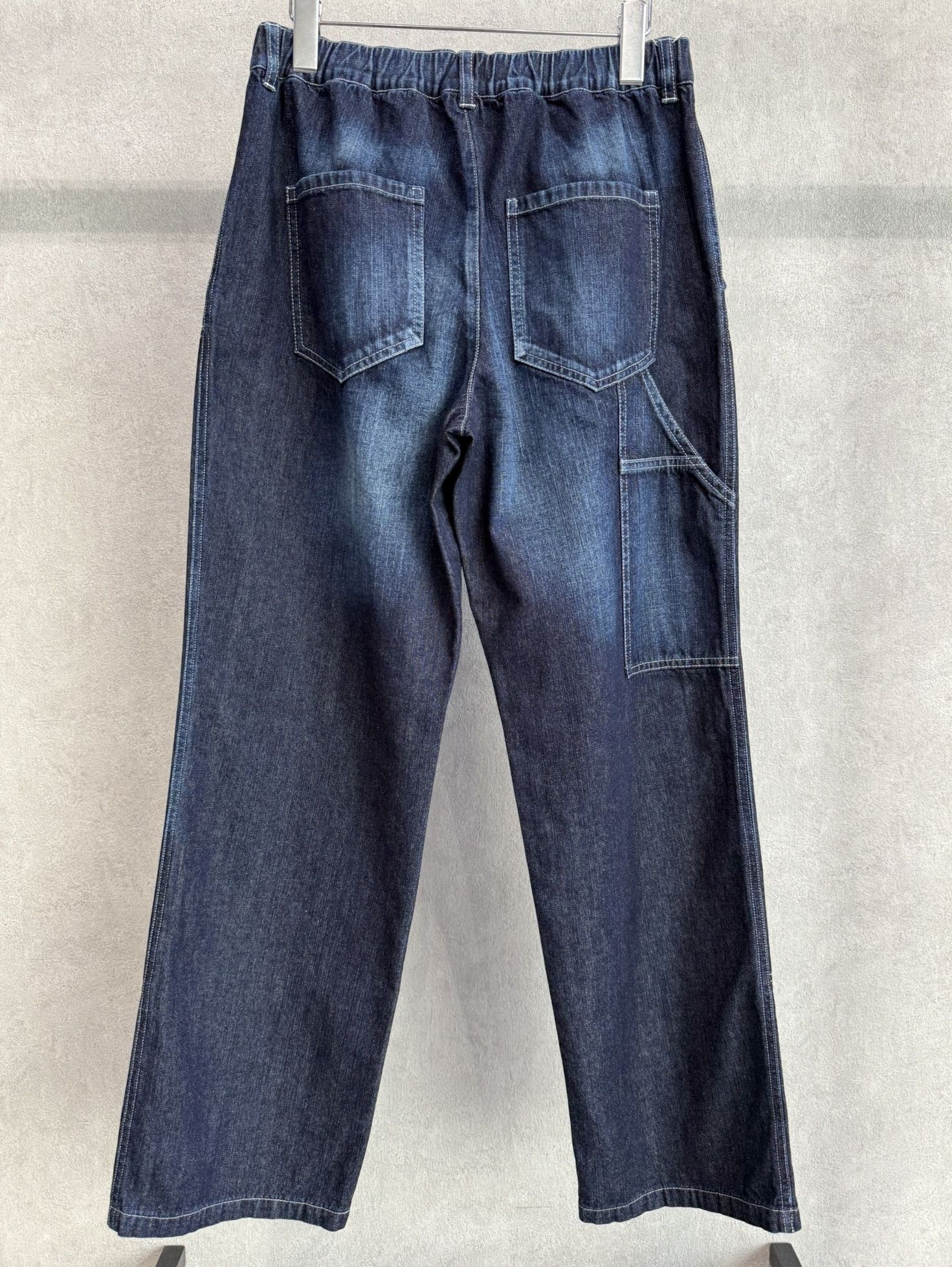 DOUBLE KNEE PT / RC39-ST-041 / ダブルニーワイドデニムパンツ / ダークインディゴ