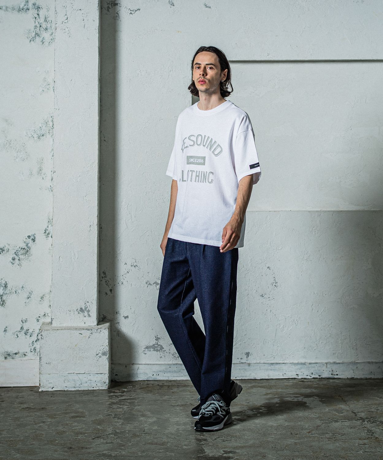 EX DENIM JERSEY WIDE PT / RC35-ST-016WTD / デニムジャージワイドパンツ / インディゴワンウォッシュ