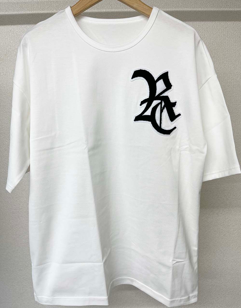 RC CHENILLE LOOSE TEE / RC25-T-004 / ビッグTシャツ / ホワイト ※