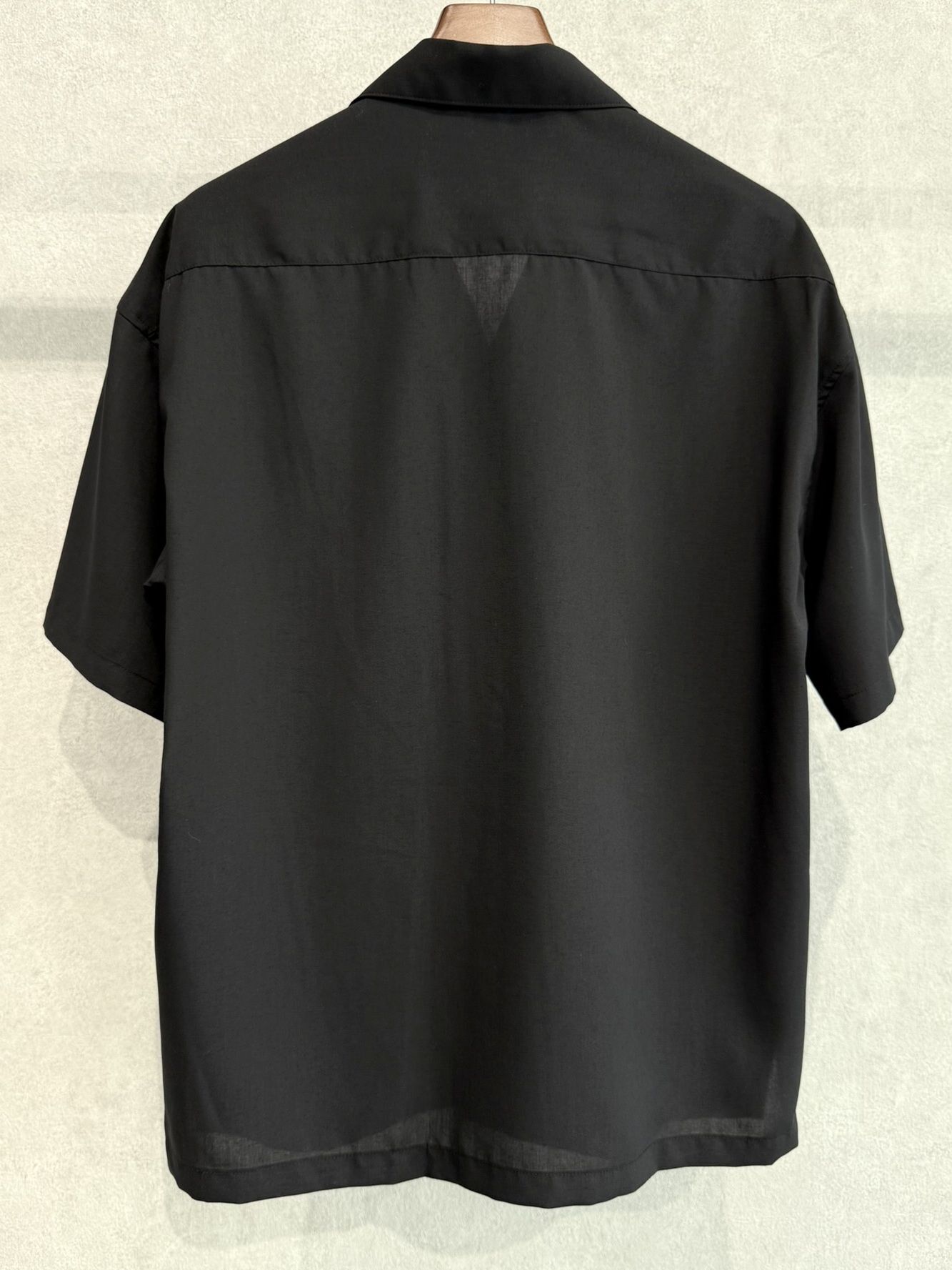 【LUKE別注】 ZACK HALF SHIRTS / RC36-SH-002LUKE / 裾ロゴ半袖シャツ / ブラック