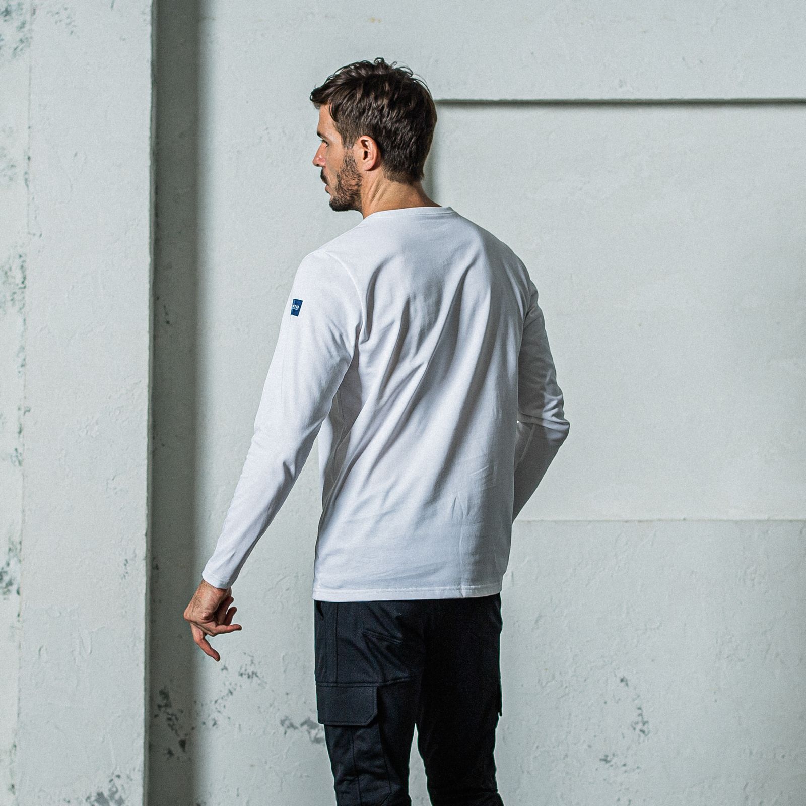 NSNF LONGSLEEVE TEE / RC35-T-009 / メッセージロゴ長袖Tシャツ / ホワイト