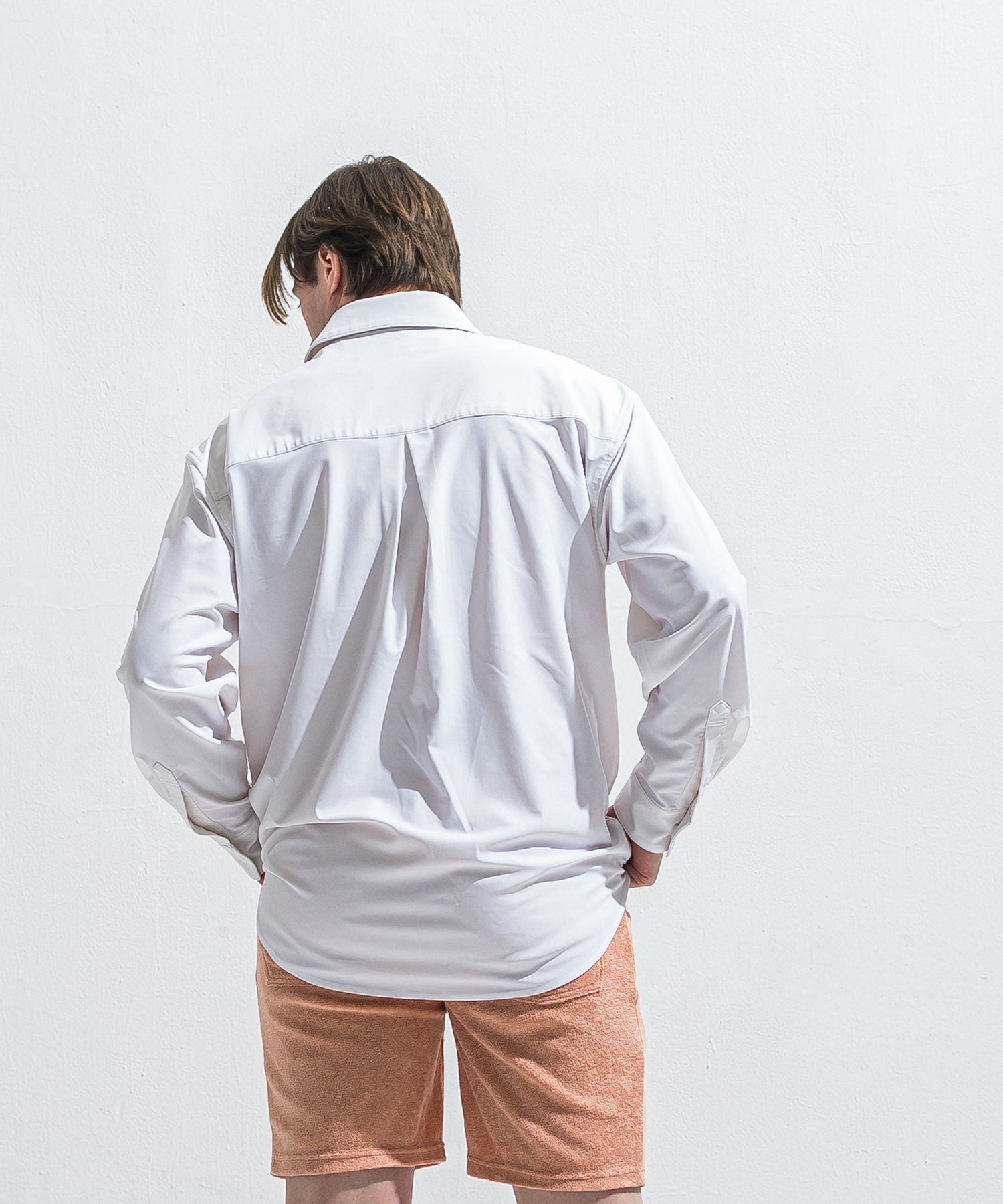 RUSH JACK SHIRTS / RC40-SH-001 / オーバーサイズラッシュガードシャツ / ホワイト (4月中旬入荷予定)