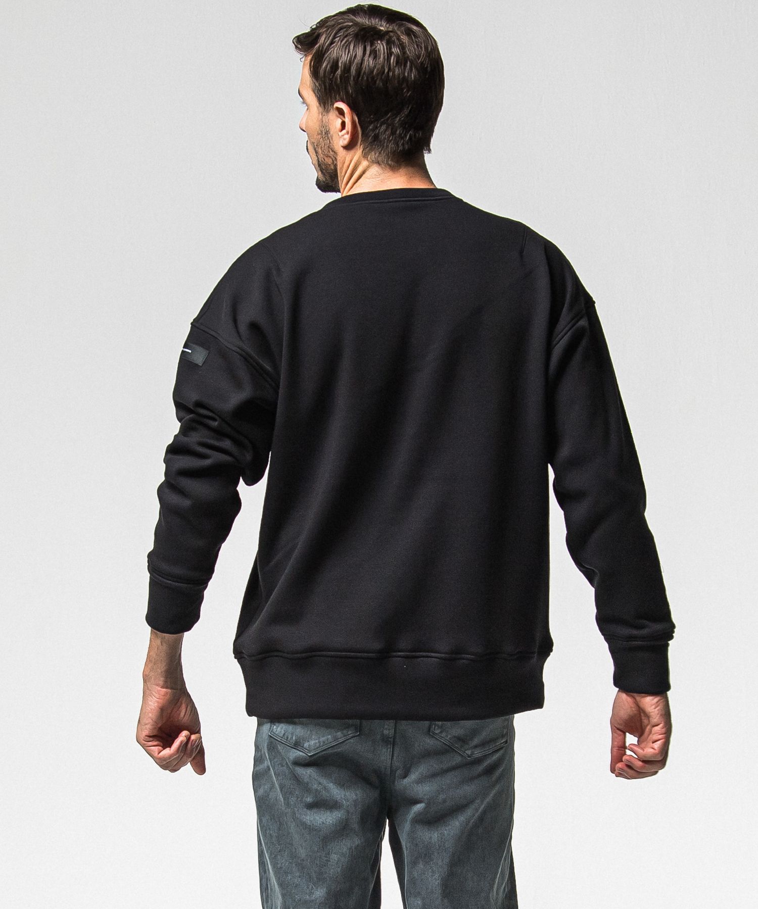 【FRIDAYコラボ】 FRIDAY STANDARD LOGO VELOURS FLEECE TRAINER / RCF1-C-004 / 裏起毛FRIDAYスタンダードロゴトレーナー / ブラック (11月上旬入荷予定)