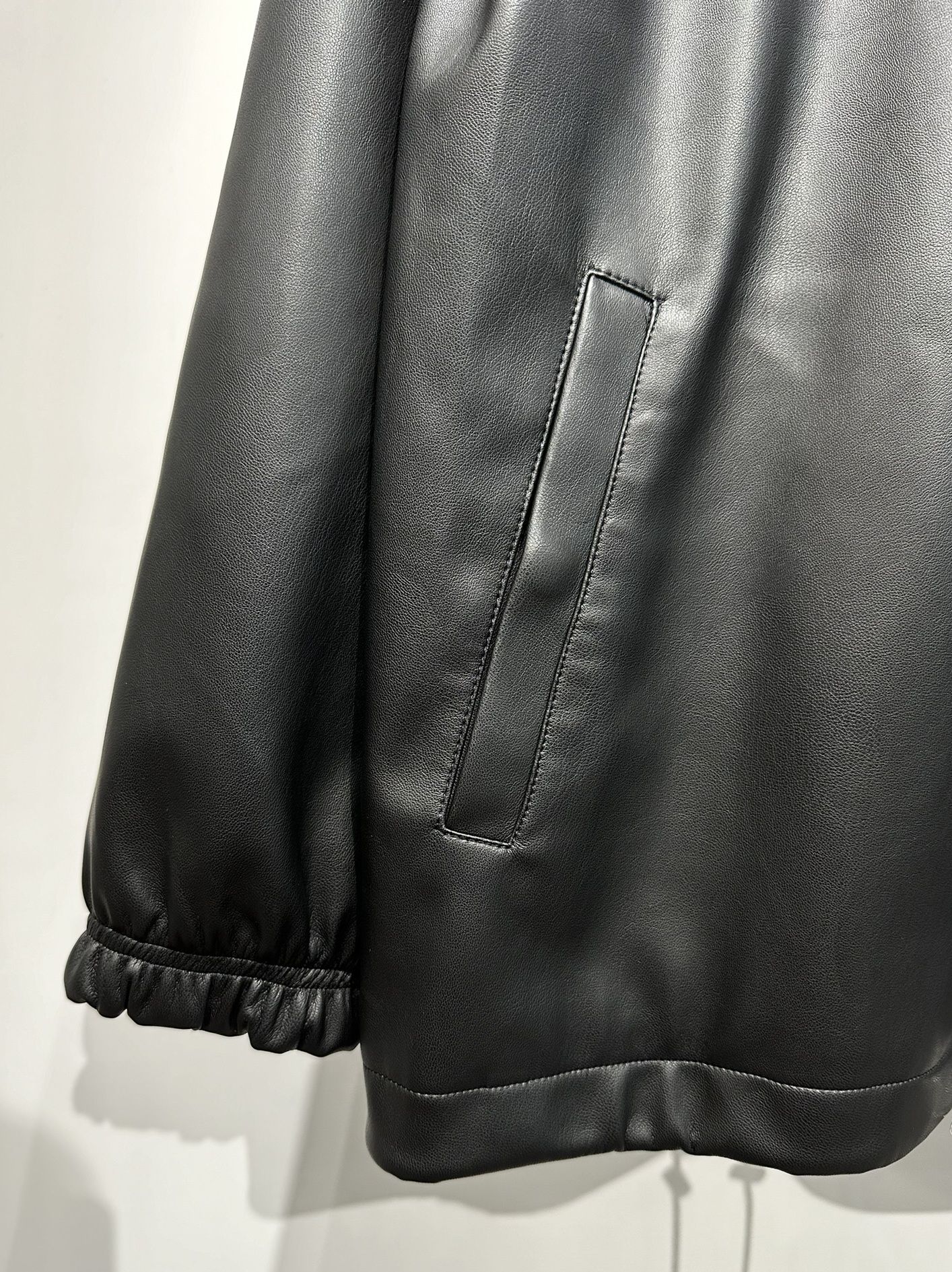 COACH HOODIE / RC33-JK-009 / レザーコーチパーカー / ブラック