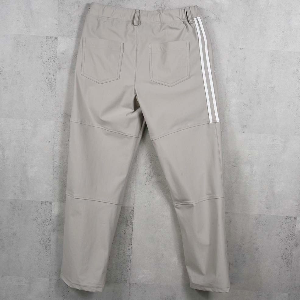 JOHNSON LINE HEAT WIDE TUCK PANTS / RC38-ST-009HWT / 裏起毛ジョンソンラインワイドタックパンツ / グレー×ホワイト (10月下旬入荷予定)