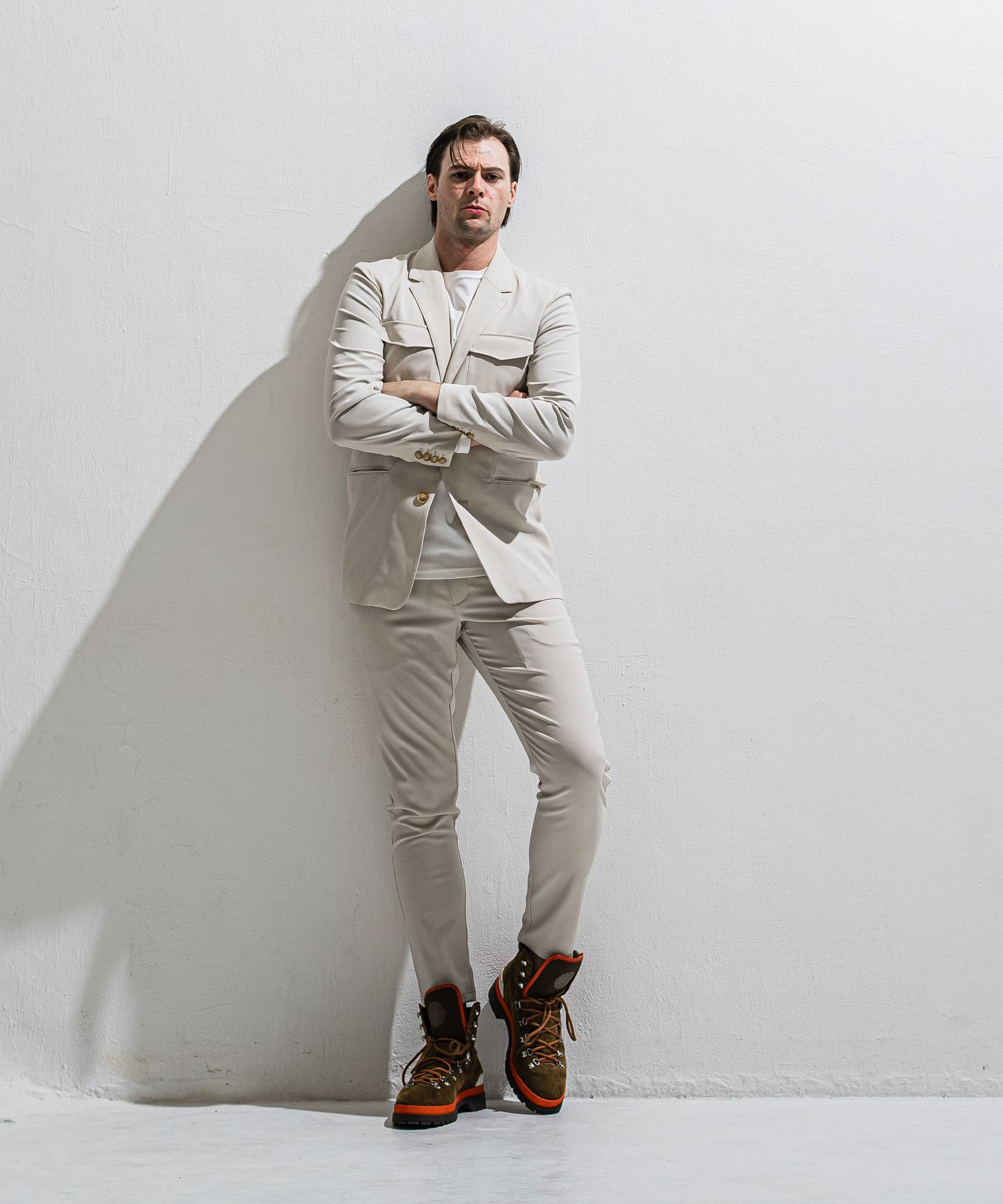 GAVIRIA SLACKS EASY PANTS / DP1-ST-001 / スラックスイージーパンツ / ベージュ (3月中旬入荷予定)