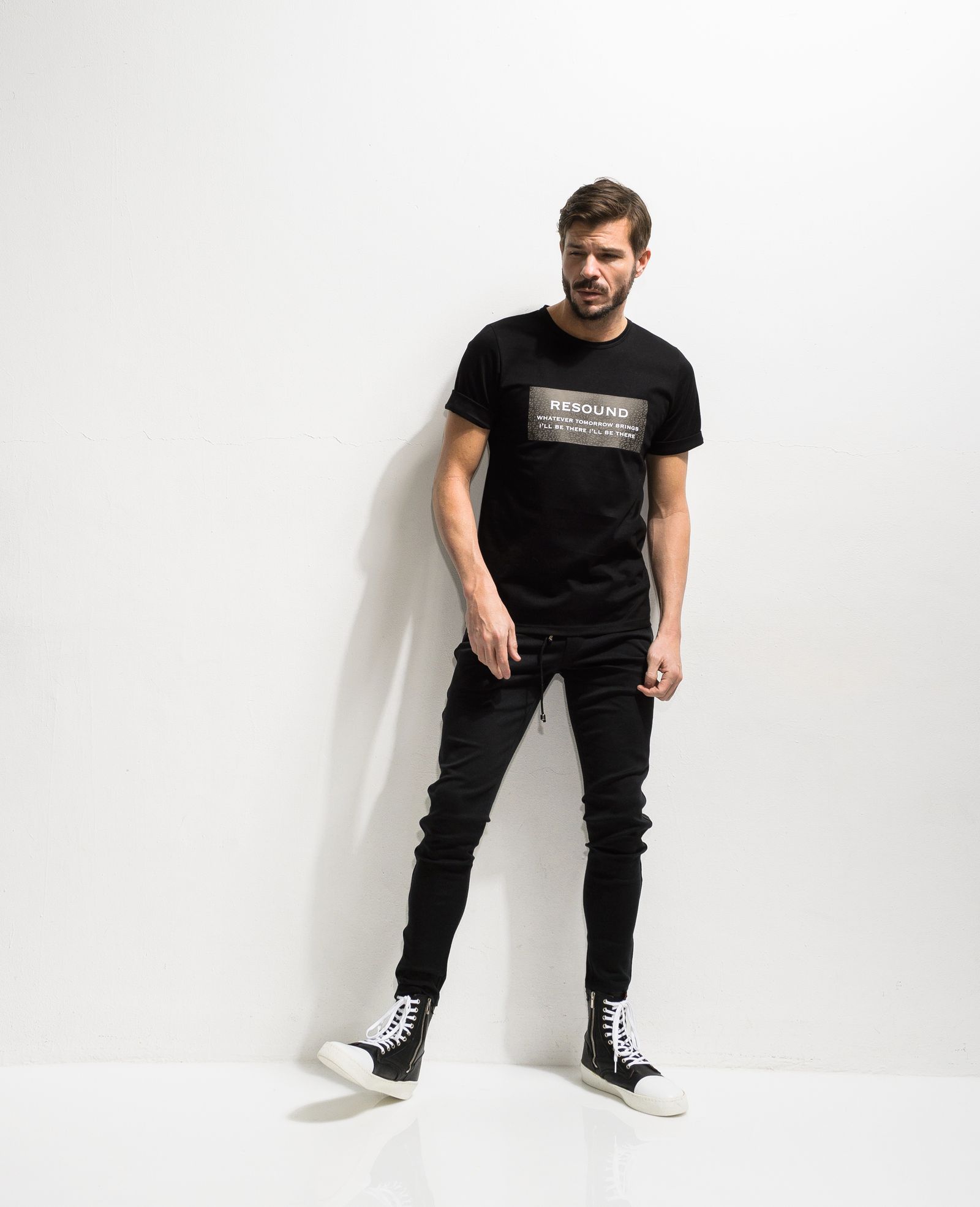 LEO BOX ROGO ROLL UP JERSEY TEE / RC20-T-004 / ボックスロゴTシャツ