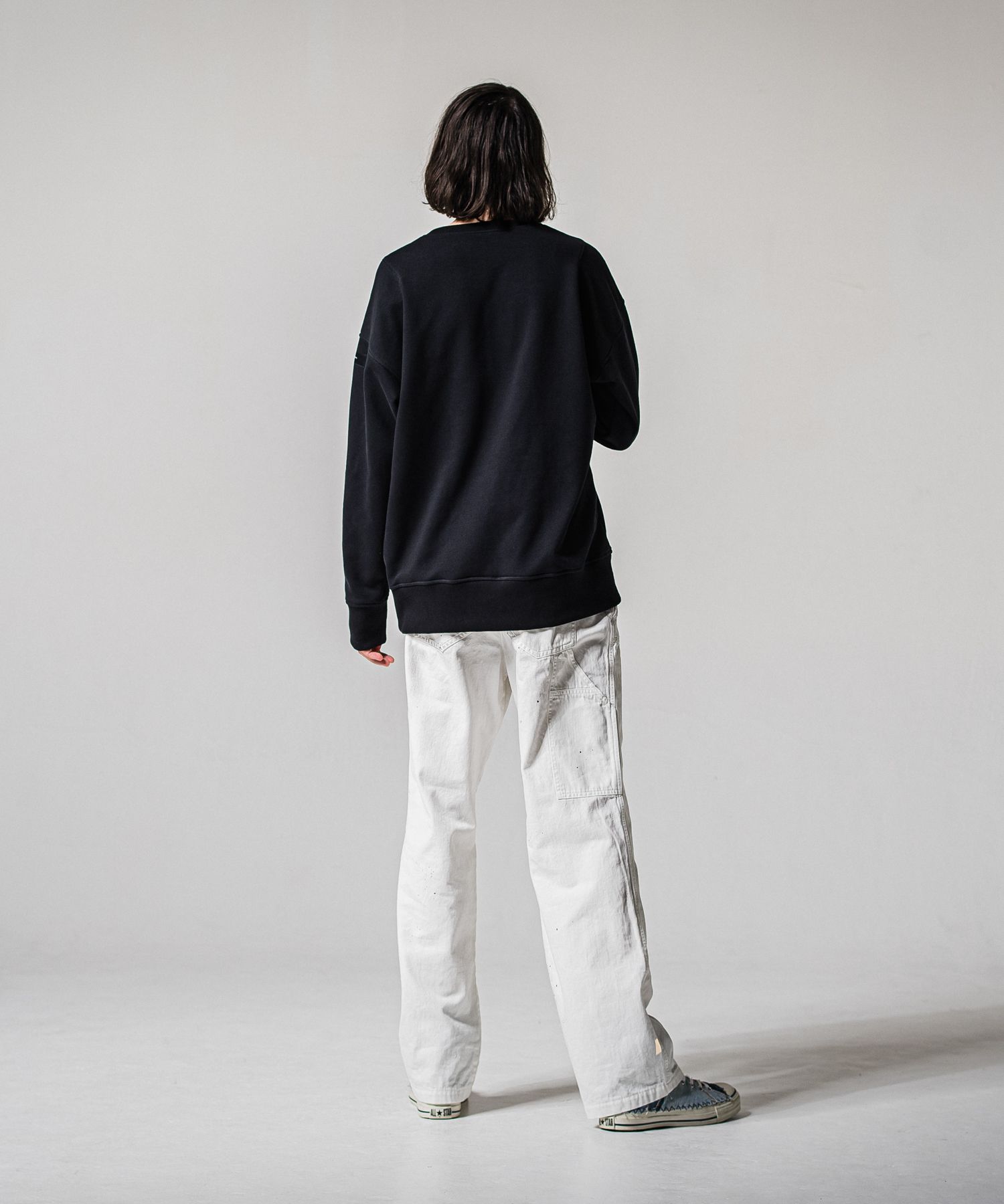 DOUBLE KNEE PT / RC39-ST-041 / ダブルニーワイドデニムパンツ / ホワイトユーズド (2月中旬入荷予定)