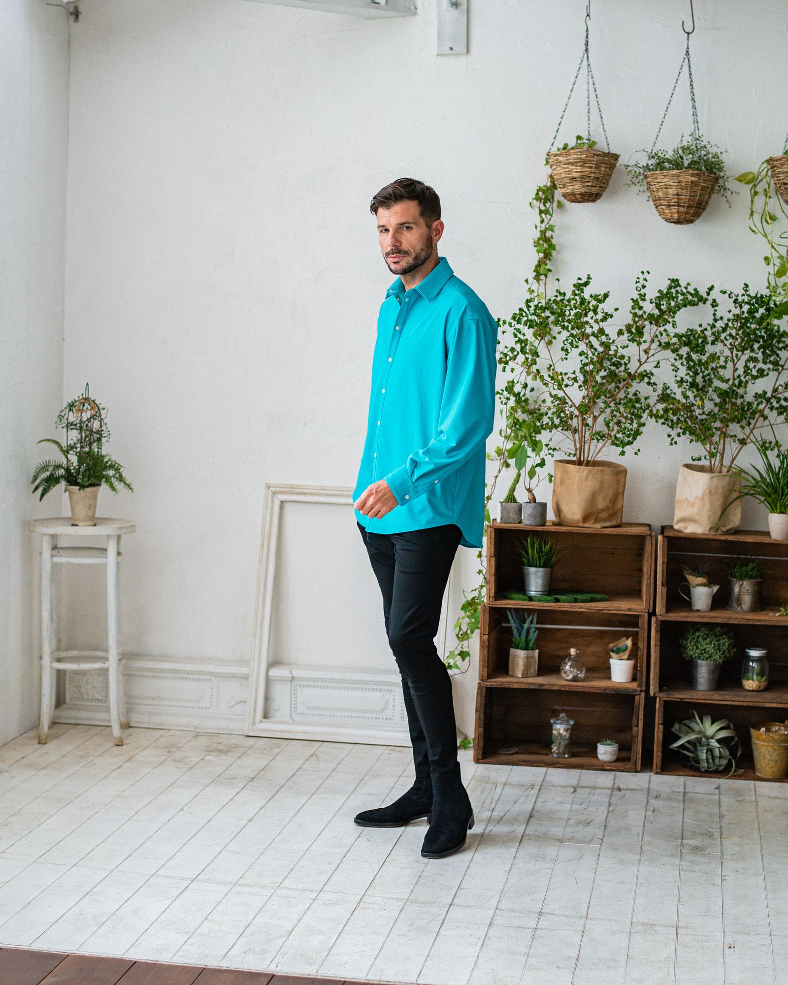 CHRIS EASY PANTS / RC32-ST-016 / イージーパンツ / ブラック