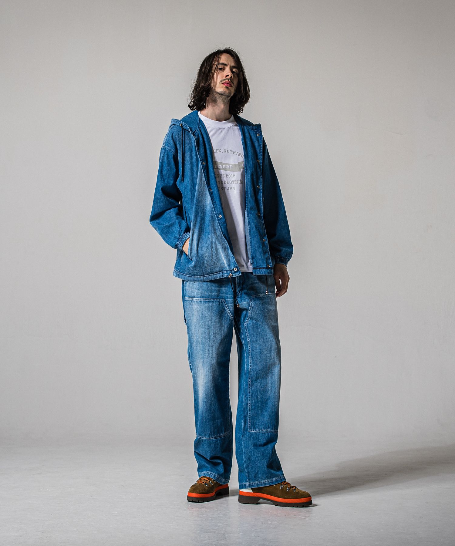 COACH HOODIE / RC39-JK-005 / コーチパーカー / インディゴ (2月中旬入荷予定)