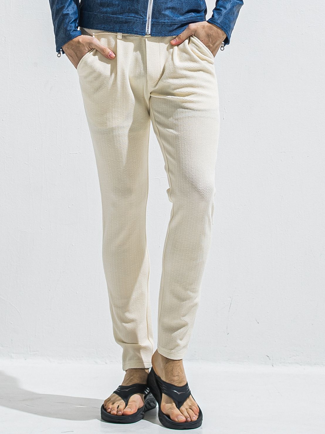 CHRIS EASY TUCK PANTS / RC40-ST-016T / イージータックパンツ / ブリスターオフホワイト (4月中旬入荷予定)