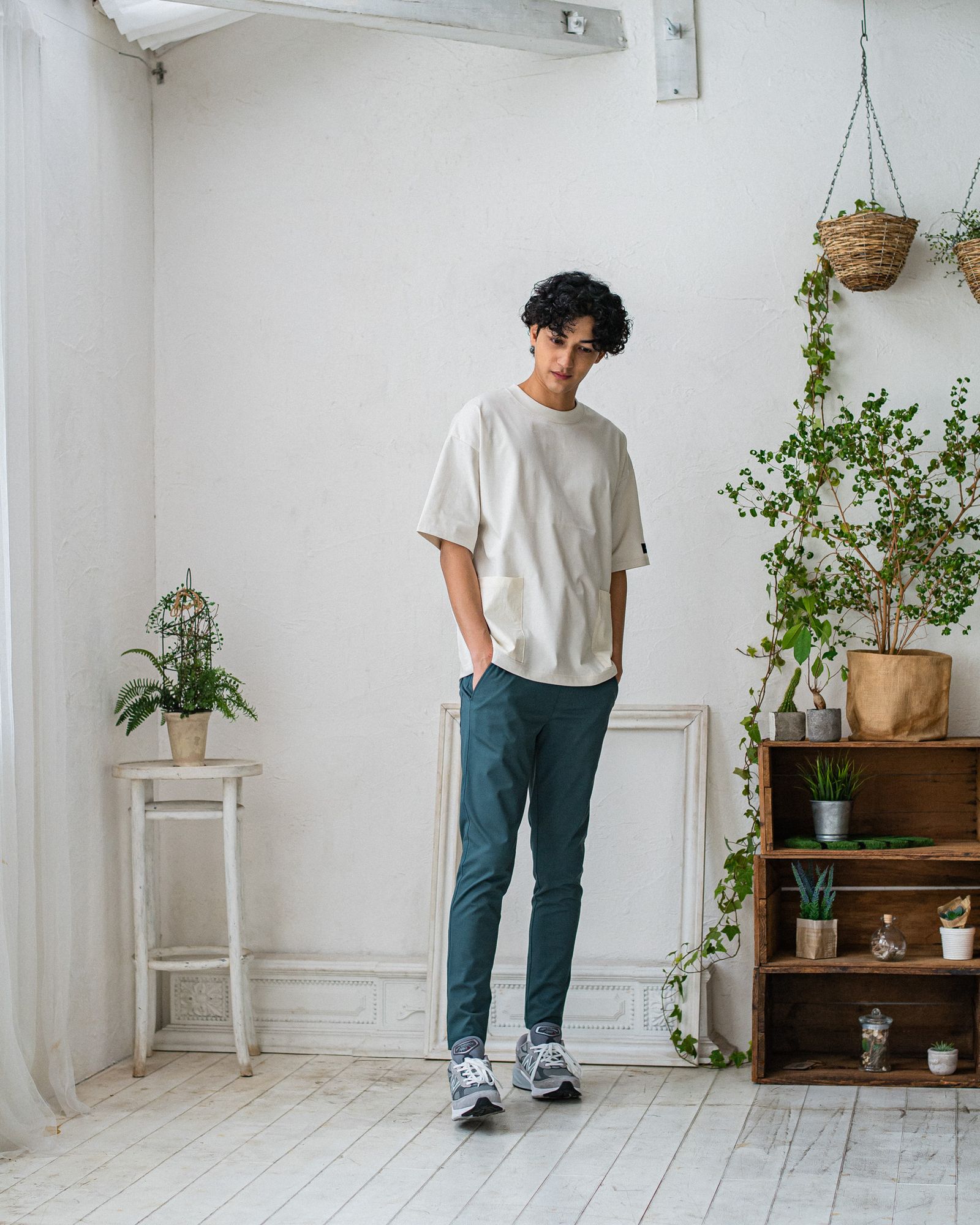CHRIS EASY PANTS / RC32-ST-016 / イージーパンツ / カーキ