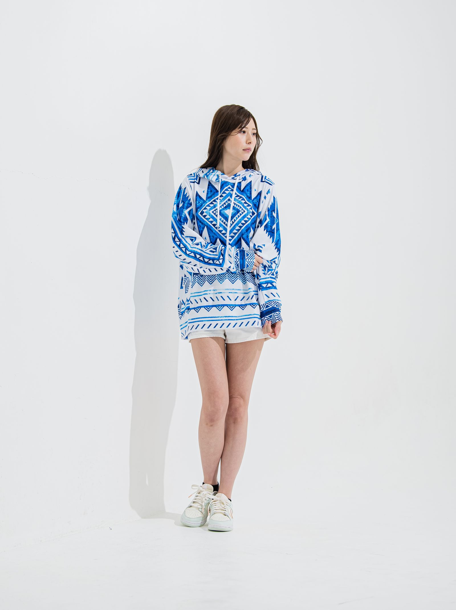 RUSH PULLOVER HOODIE / OR2-C-001  / ラッシュガードプルオーバーパーカー / ネイティヴブルー (7月中旬入荷予定)