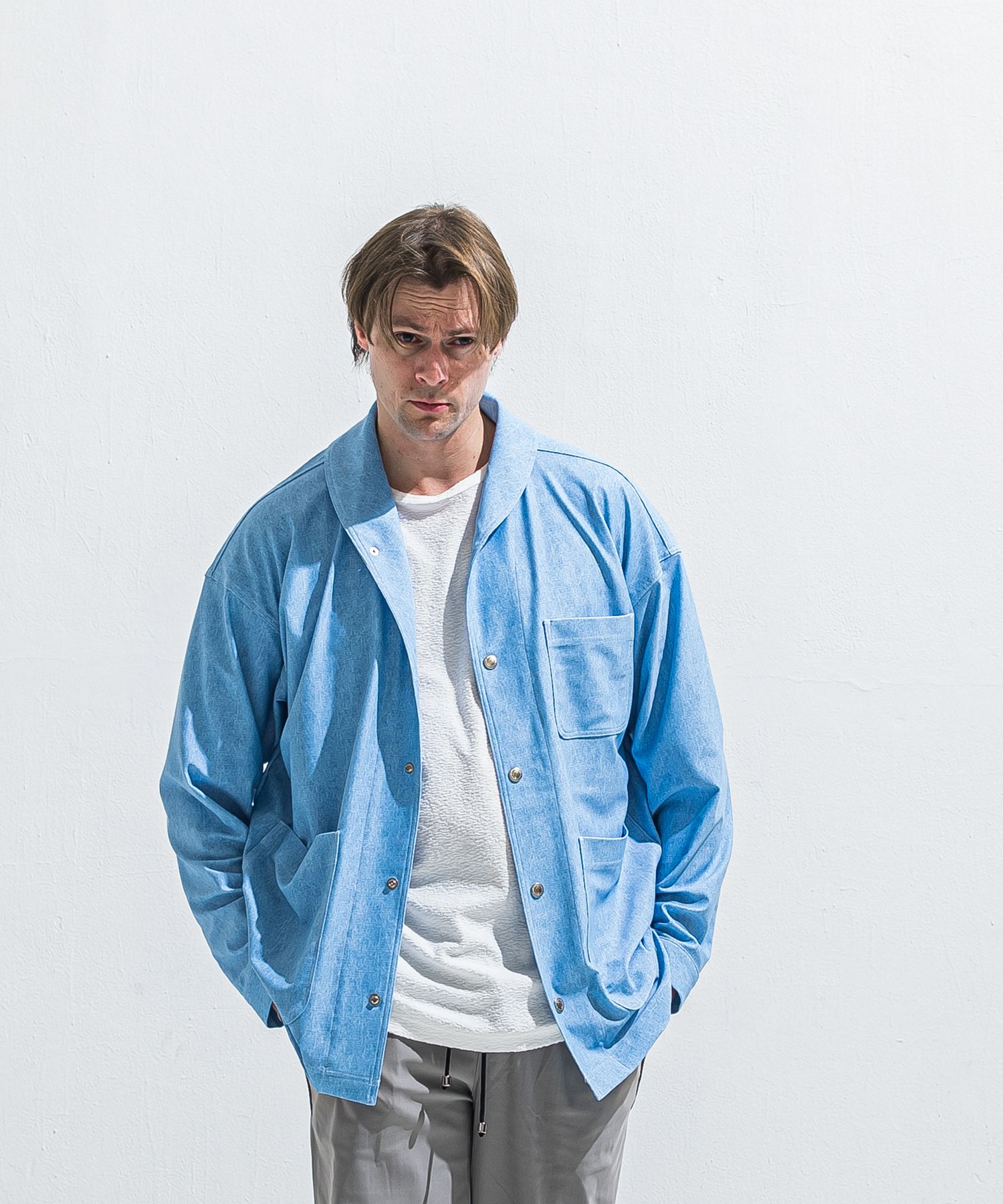 RUSH CAVER ALL / RC40-JK-002 / ラッシュガードカバーオール / ライトインディゴ (5月中旬入荷予定)