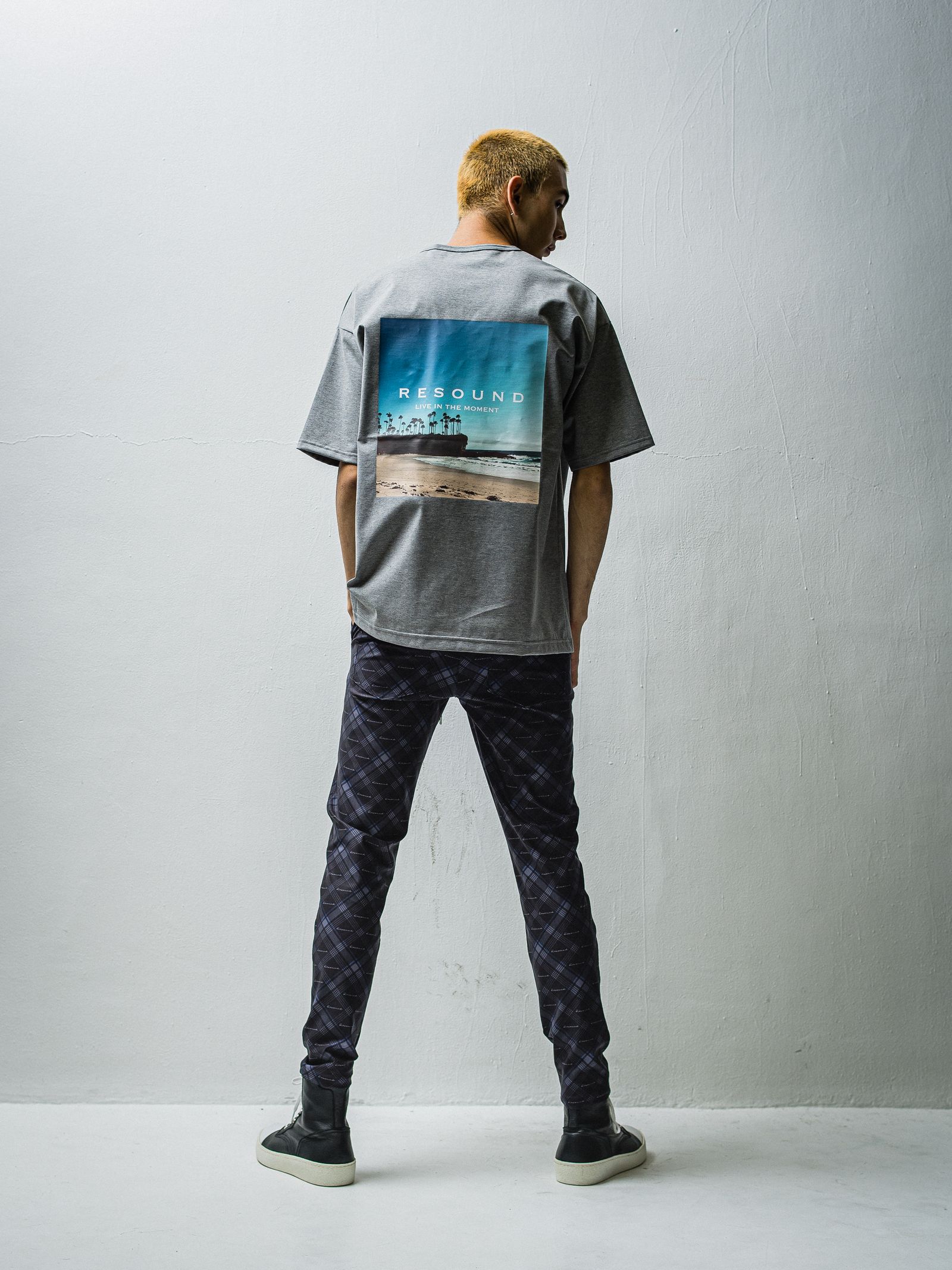 CHRIS EASY PANTS / RC27-ST-016 / チェックイージーパンツ / チェックブラック