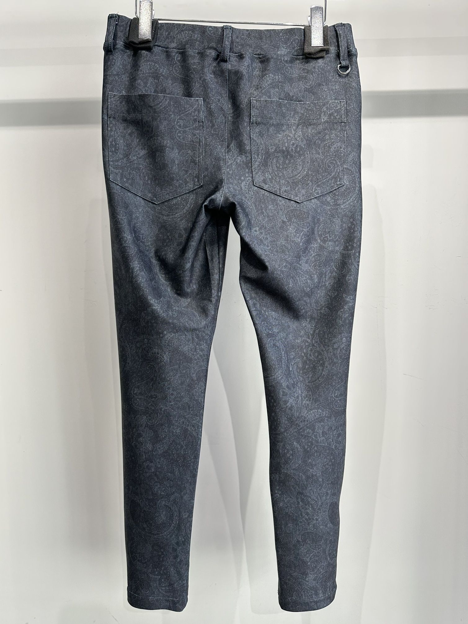 CHRIS EASY TUCK PANTS / RC35-ST-016T / イージータックパンツ / ペイズリーブラック