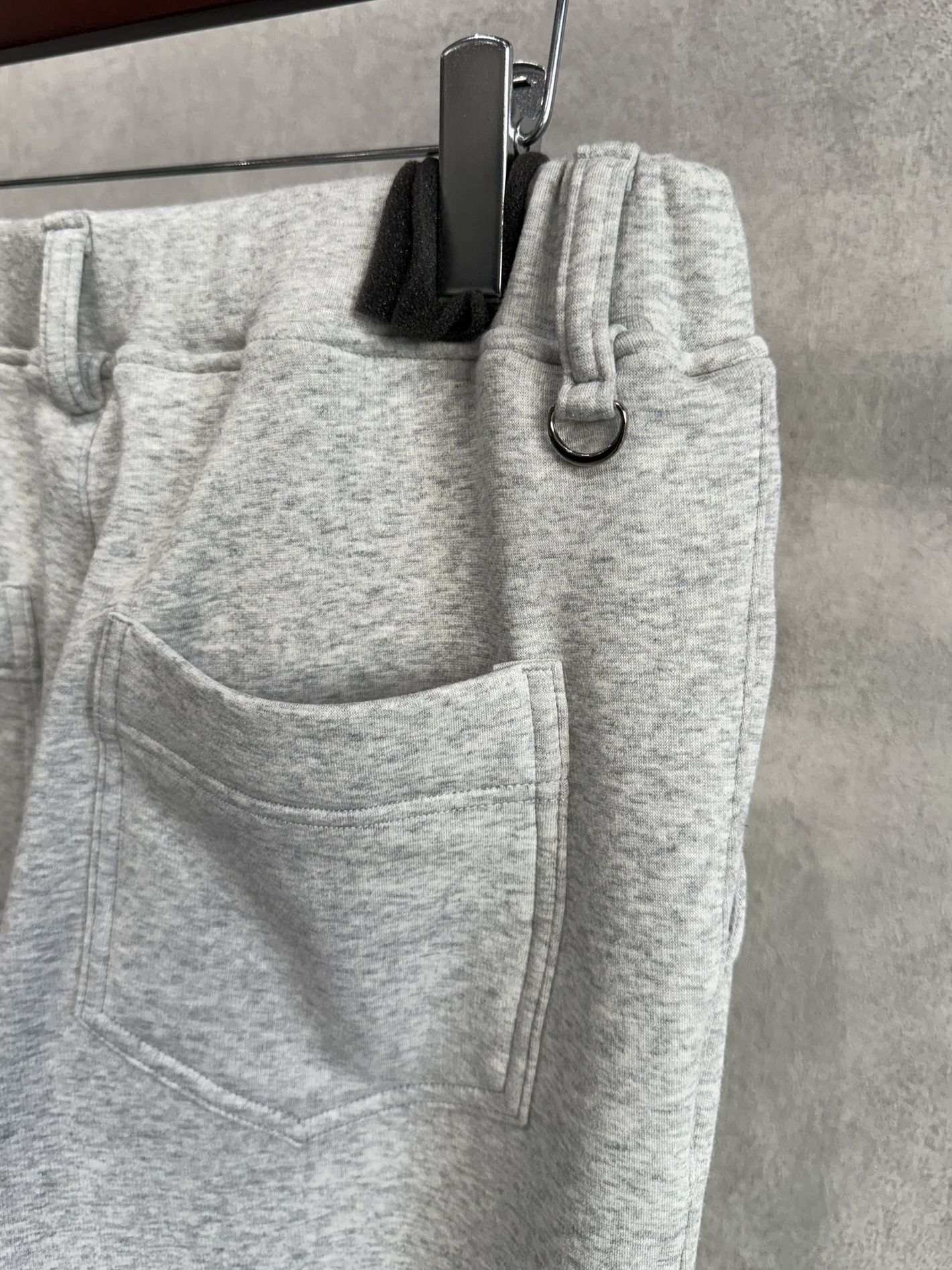 VELOURS FLEECE WIDE TUCK PANTS / RC38-ST-016HWT / 裏起毛スウェットワイドタックパンツ / グレー