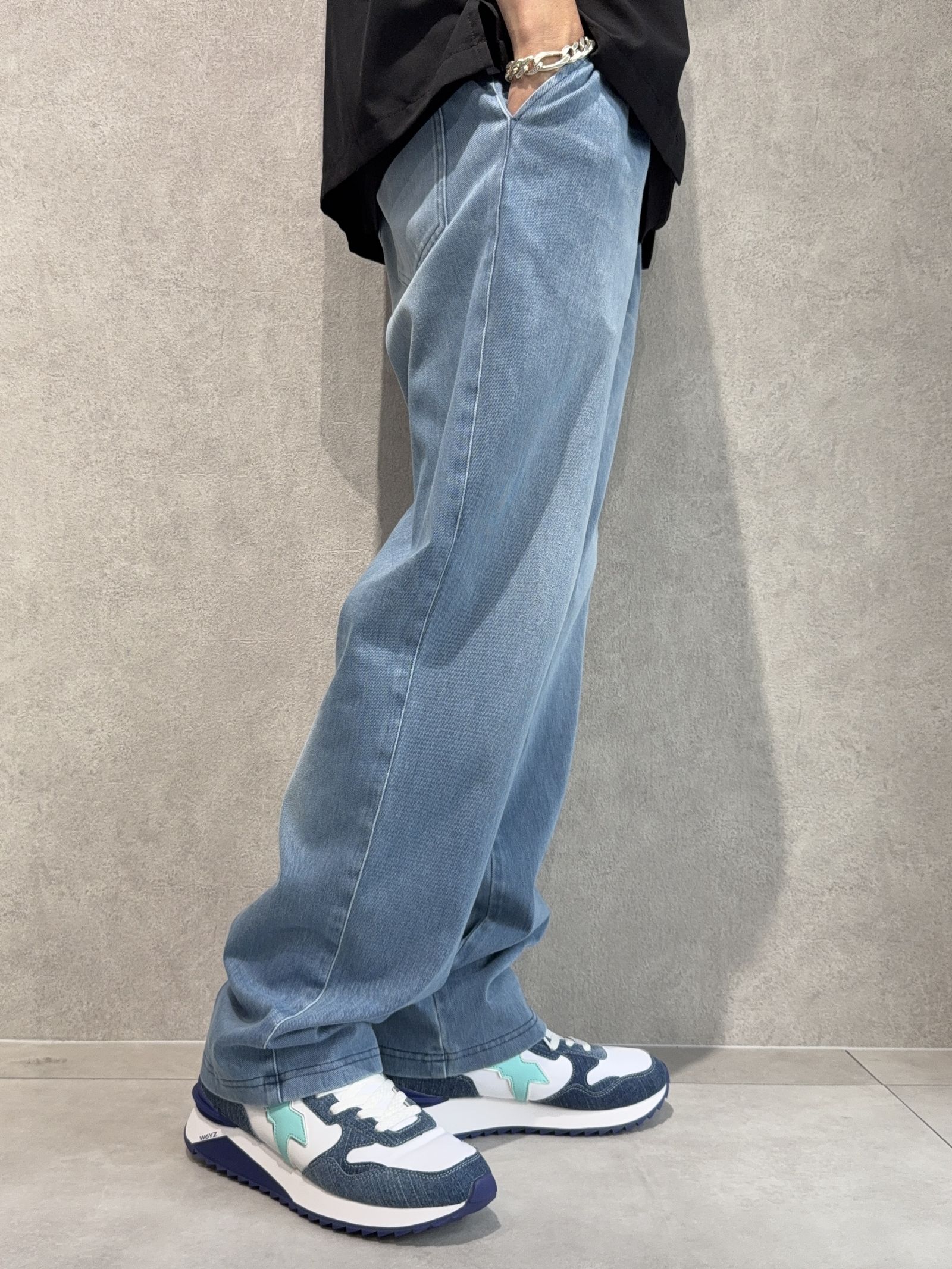W6YZ×RESOUND CLOTHING SNEAKER / 40-1C16 / コラボローカットスニーカー