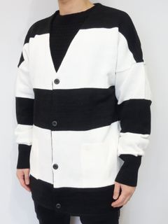 PILE LOOSE CARDIGAN / RC13-K-004 / ボーダーカーディガン