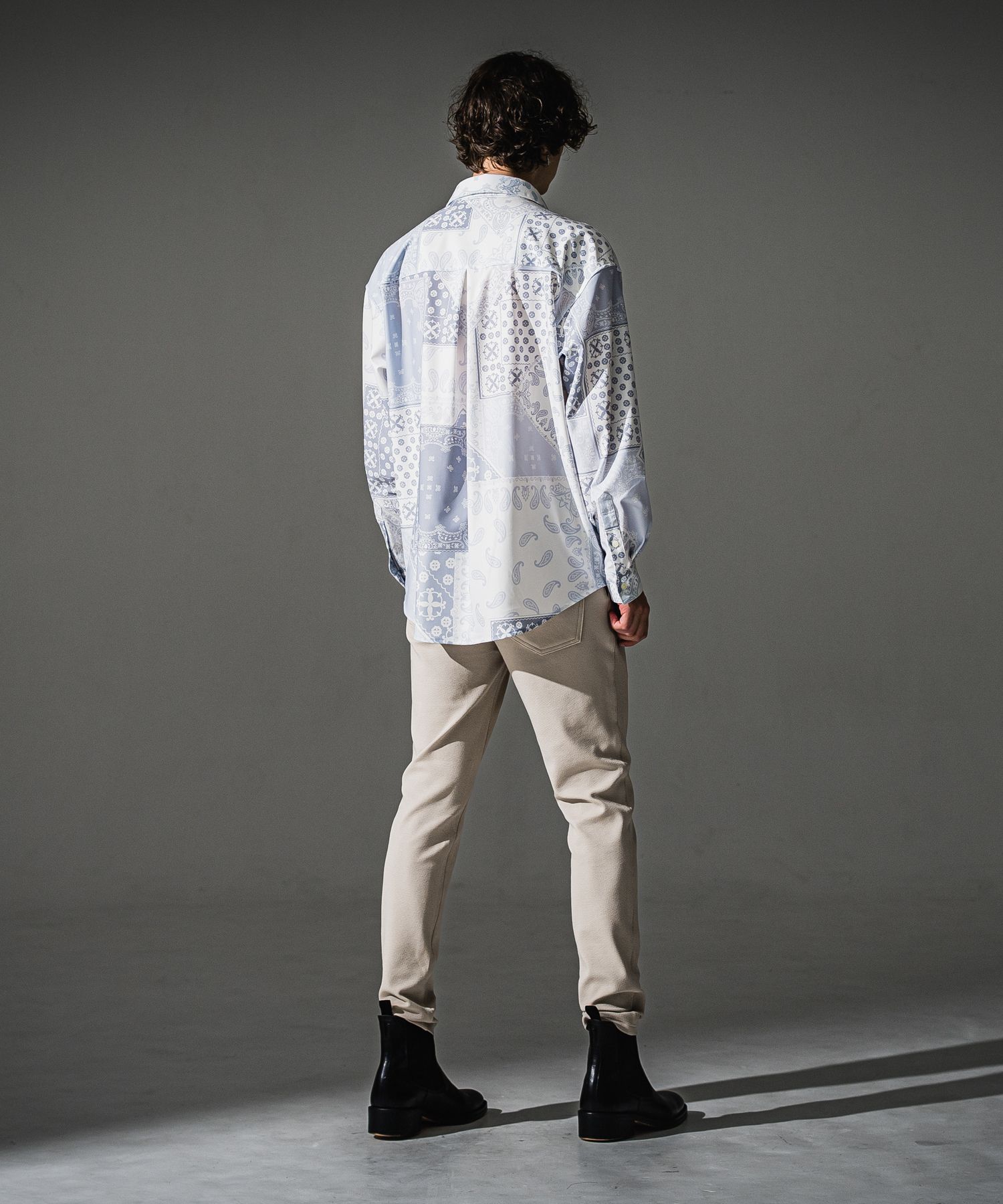 CHRIS EASY BLISTER TUCK PANTS / RC41-ST-016T / イージータックパンツ / ブリスターベージュ (7月下旬入荷予定)