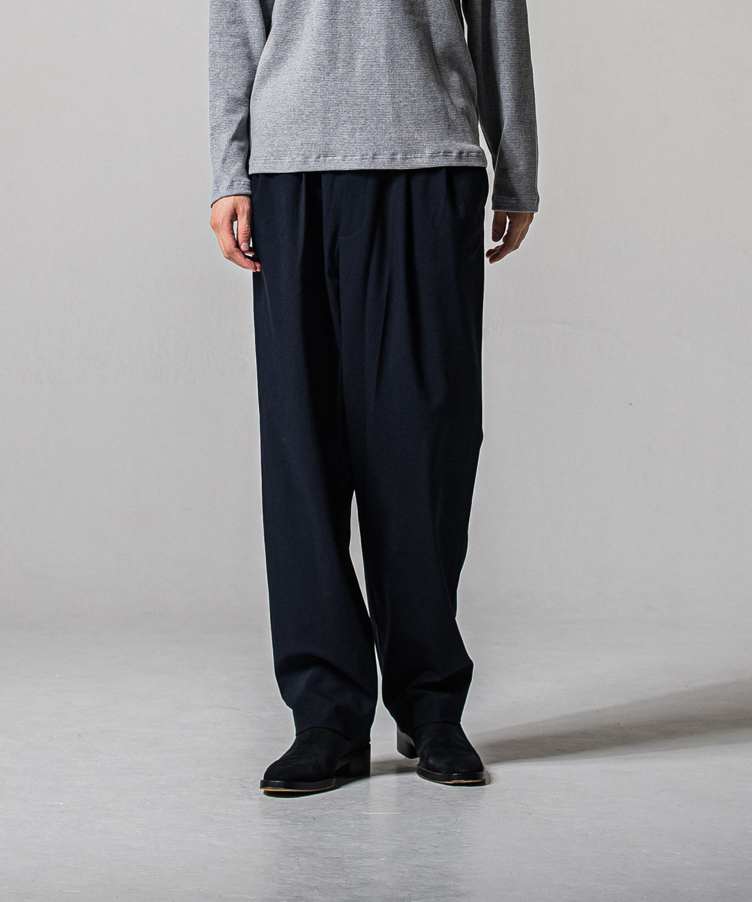 BEN PANTS / RC39-ST-038 / スーパーワイドパンツ / ネイビー (1月中旬入荷予定)
