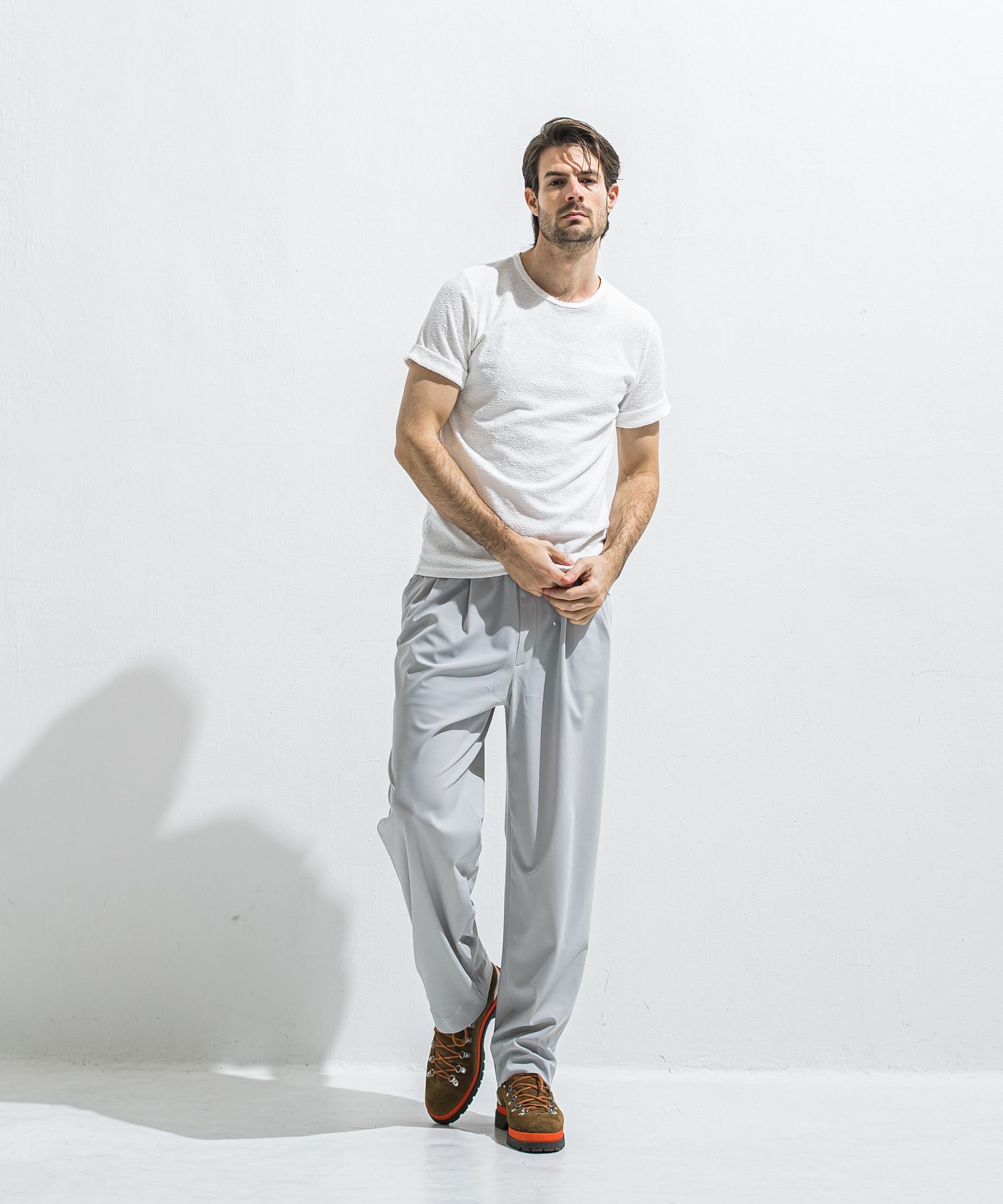 BEN PANTS / RC40-ST-038 / スーパーワイドパンツ / グレー (5月中旬入荷予定)