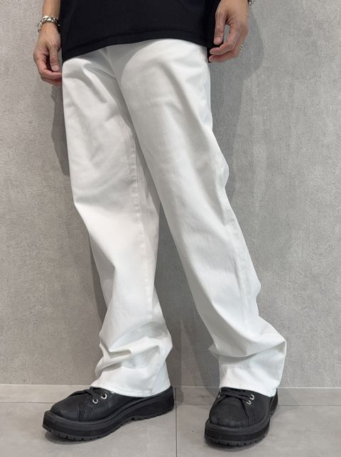 KING DENIM JERSEY / BASIC-ST-005 / デニムジャージ バギーワイドパンツ / ホワイト