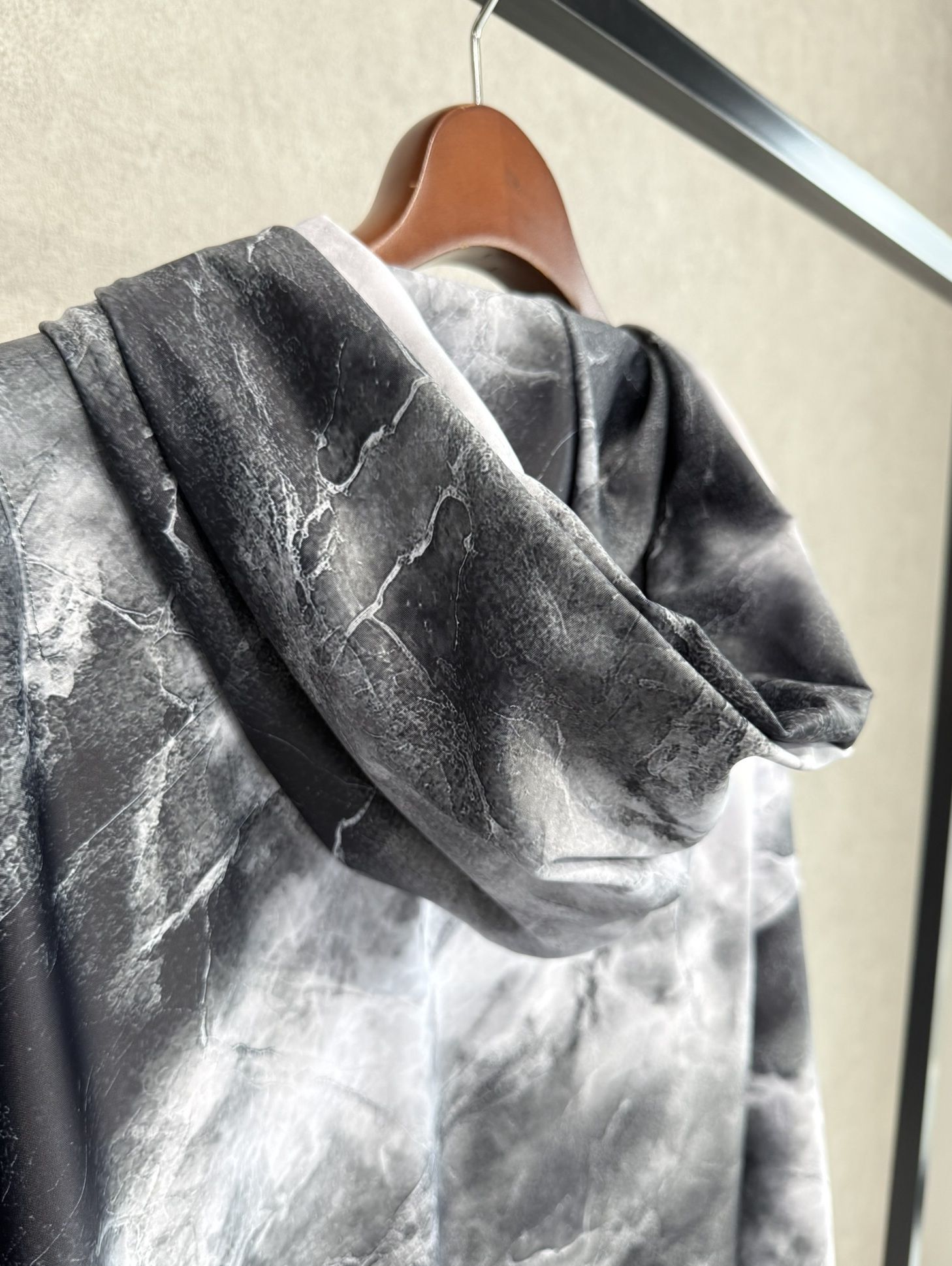 RUSH OVER ZIPUP HOODIE / RC36-C-001 / ラッシュガードパーカー / マーブルブラック