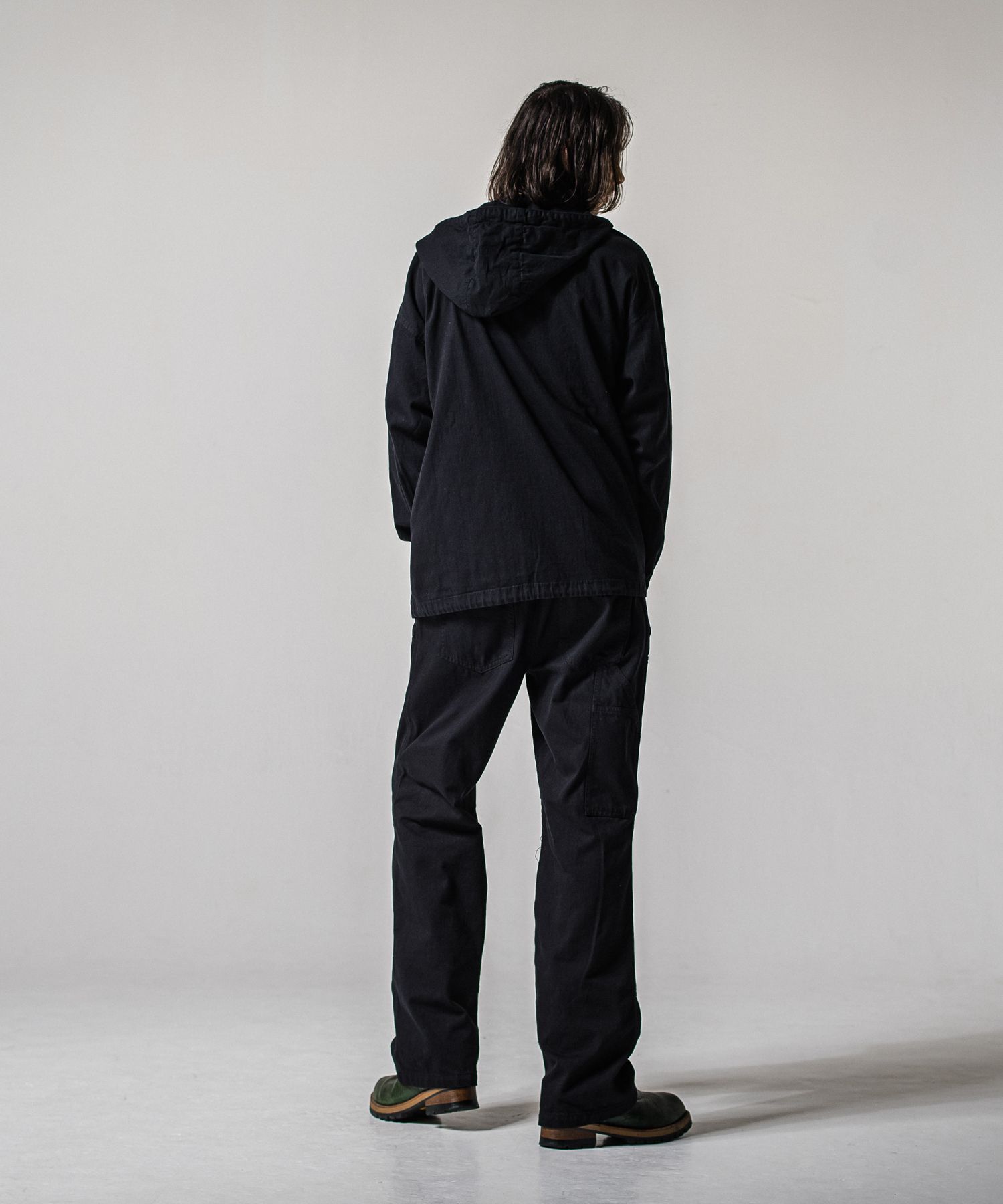 COACH HOODIE / RC39-JK-005 / コーチパーカー / ブラック (2月中旬入荷予定)