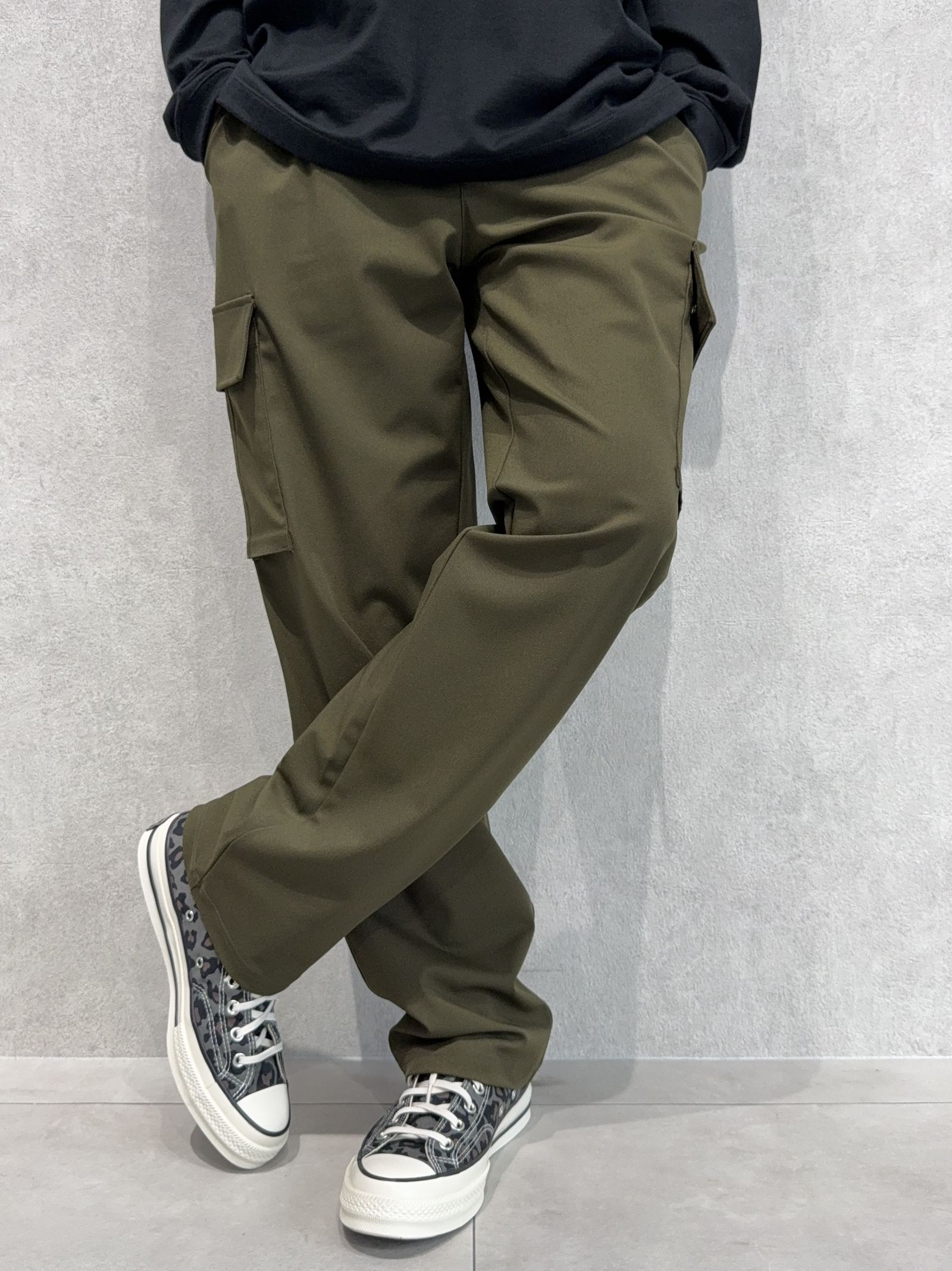 HEAD CARGO / RC41-ST-043 / カーゴセミワイドタックパンツ / カーキ