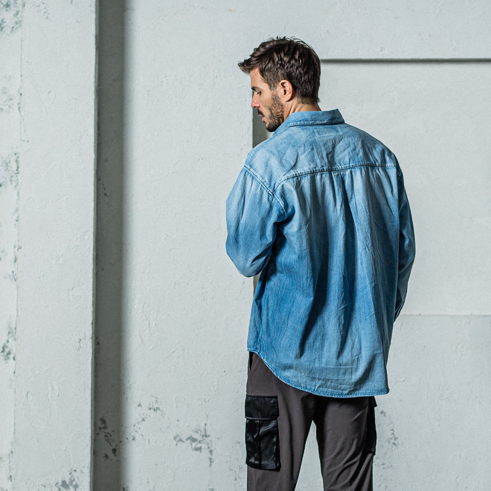 DENIM JACK SHIRTS / RC35-SH-001D / オーバーデニムシャツ / インディゴユーズド