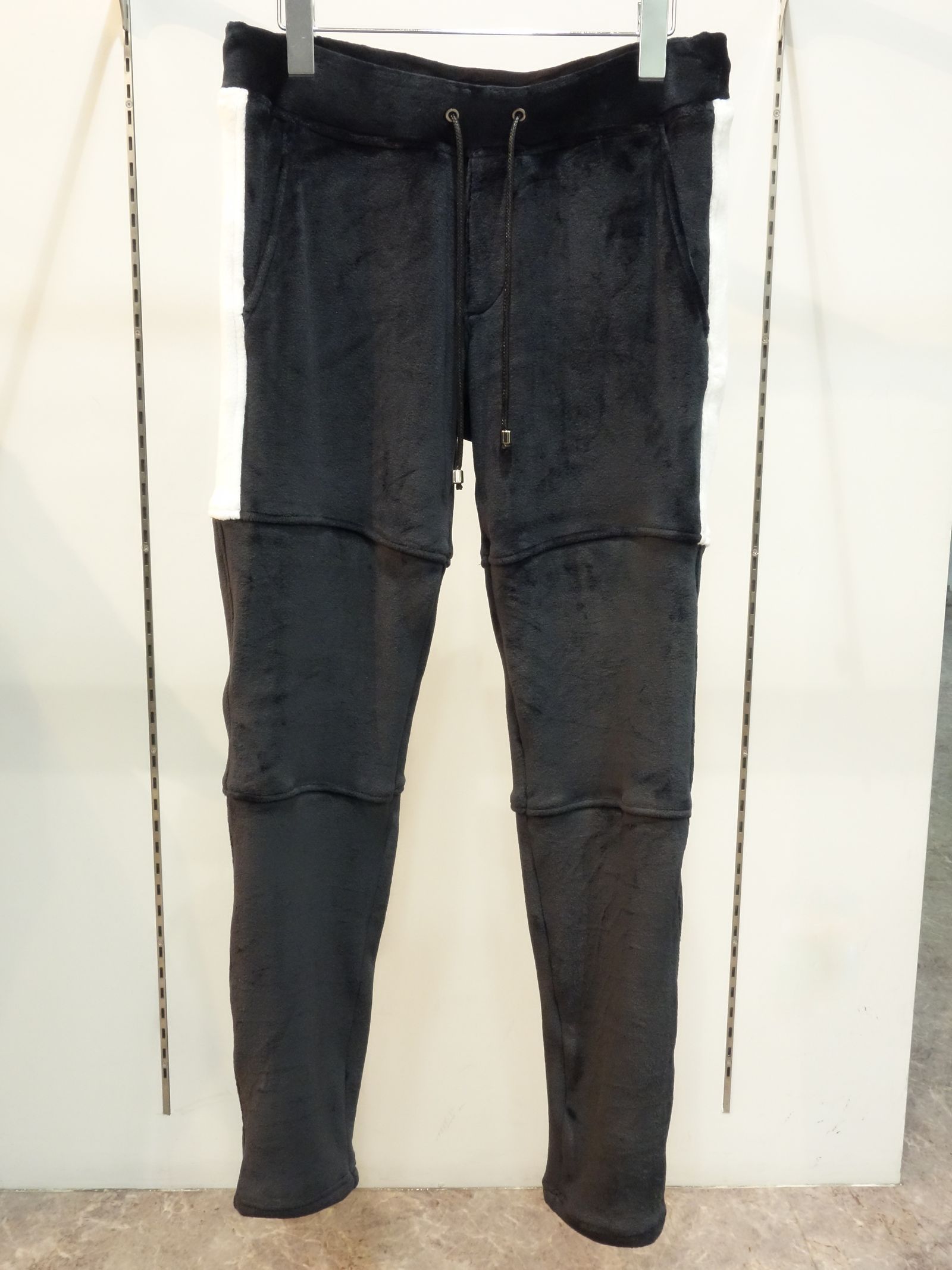 【RUDO掲載】 DOUBLE VELOURS FLEECE SLASH LINE PT / RC22-ST-012H / ベロアフリースラインパンツ