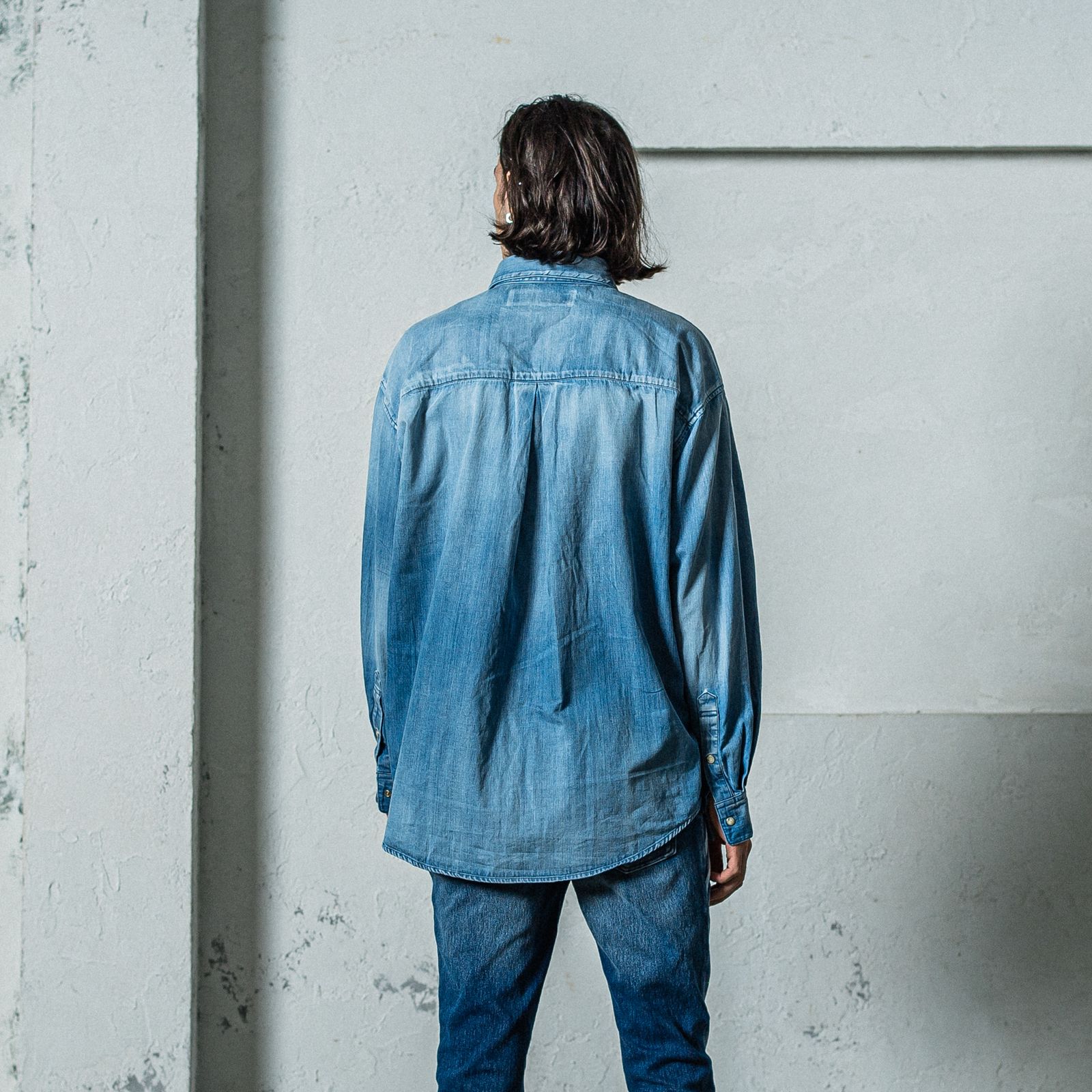 DENIM JACK SHIRTS / RC35-SH-001D / オーバーデニムシャツ / インディゴユーズド